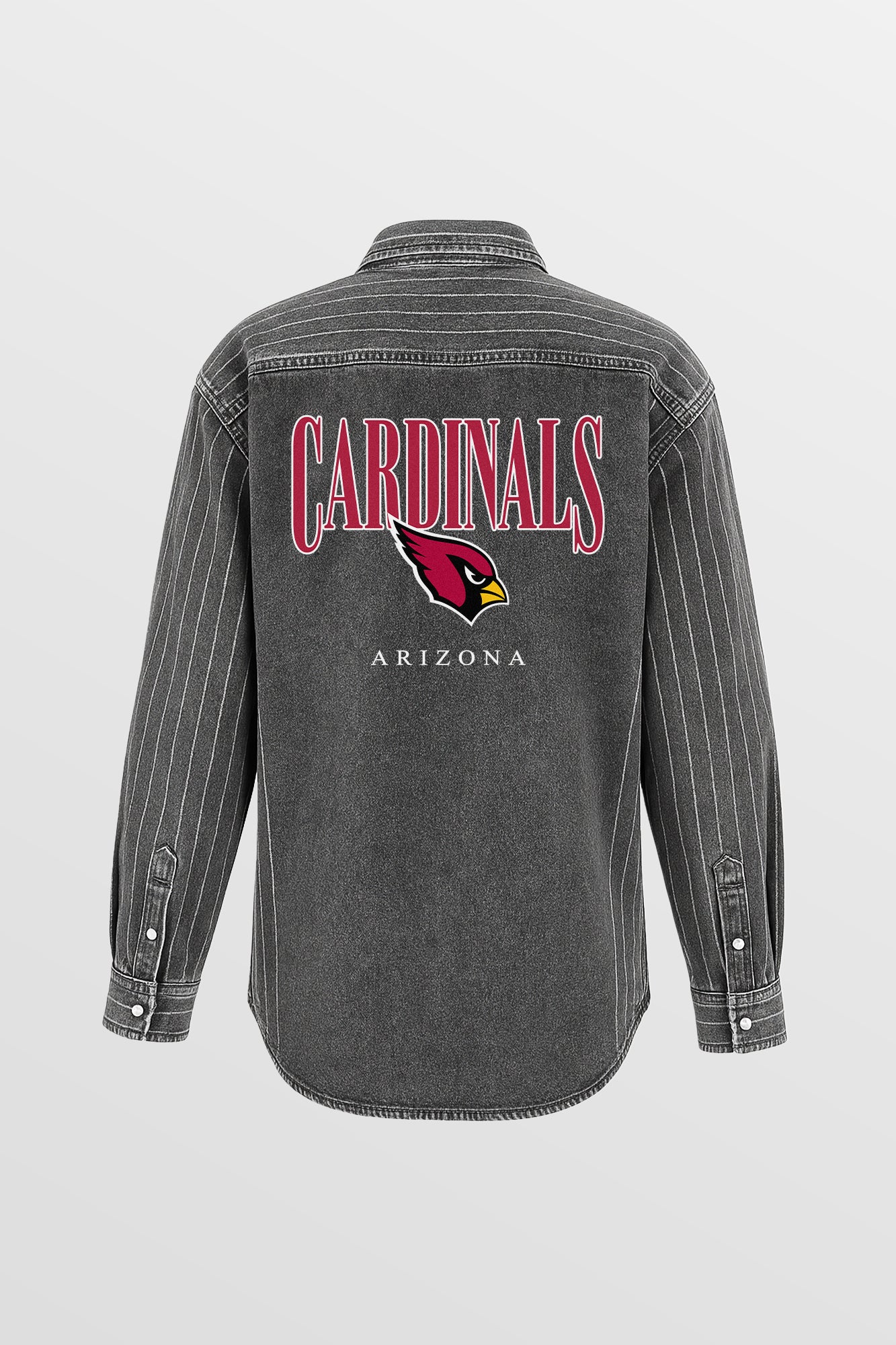 ARIZONA CARDINALS END ZONE ENERGY MICRO-RHINESTONE OVERSHIRT BY RANDI MAHOMES - Image 4