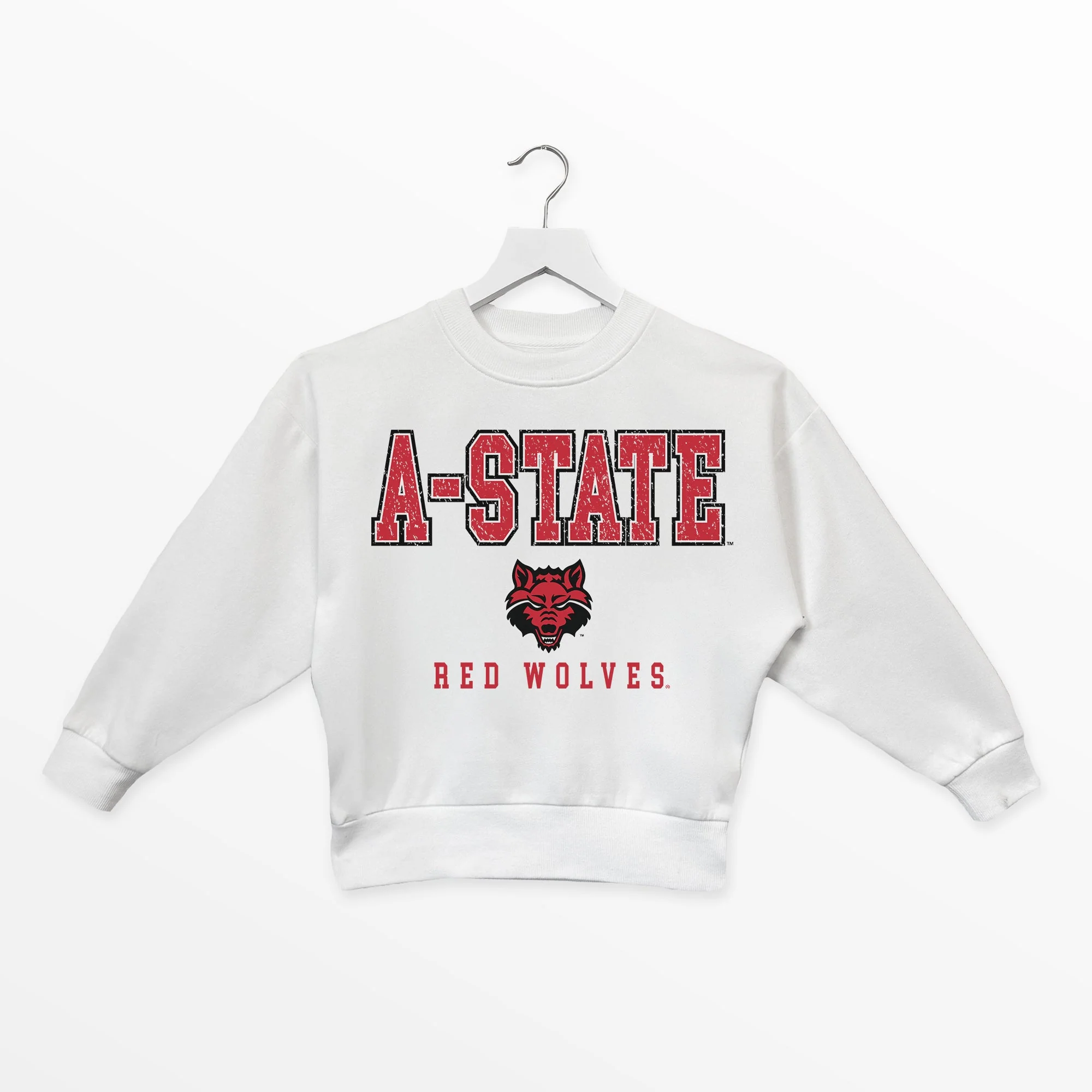 ARKANSAS STATE RED WOLVES FREESTYLE YOUTH PREMIUM FLEECE SWEATSHIRT - Image 5