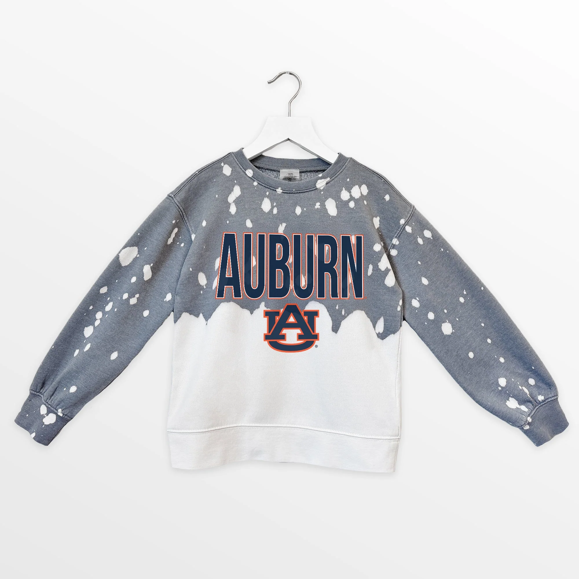 AUBURN TIGERS CASUAL FAN KIDS FADED WASH CREWNECK PULLOVER - Image 7
