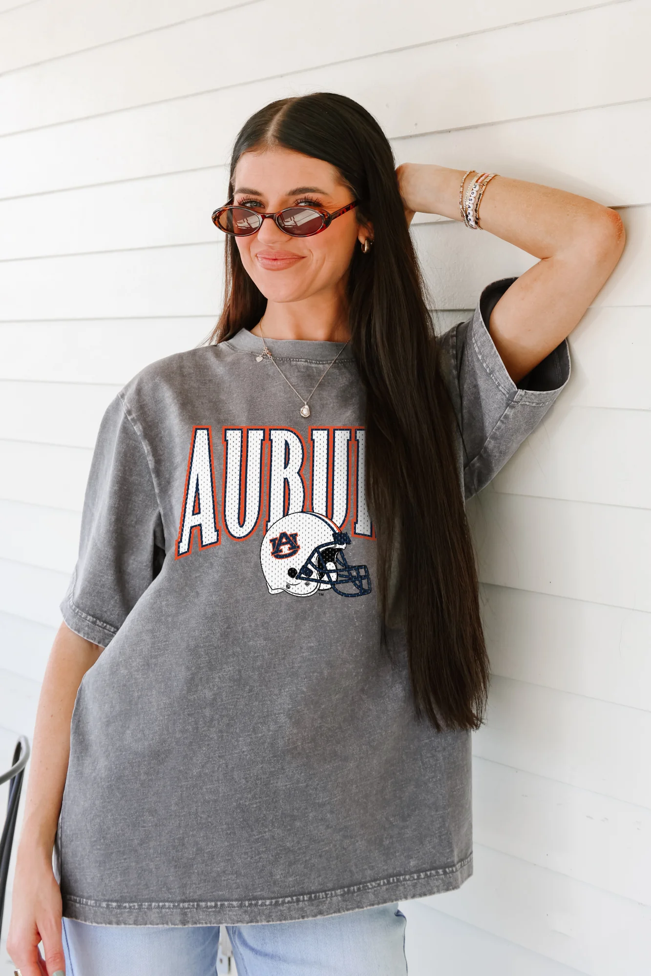 AUBURN TIGERS PLAYBOOK WIN OVERSIZED CREWNECK TEE - Image 3