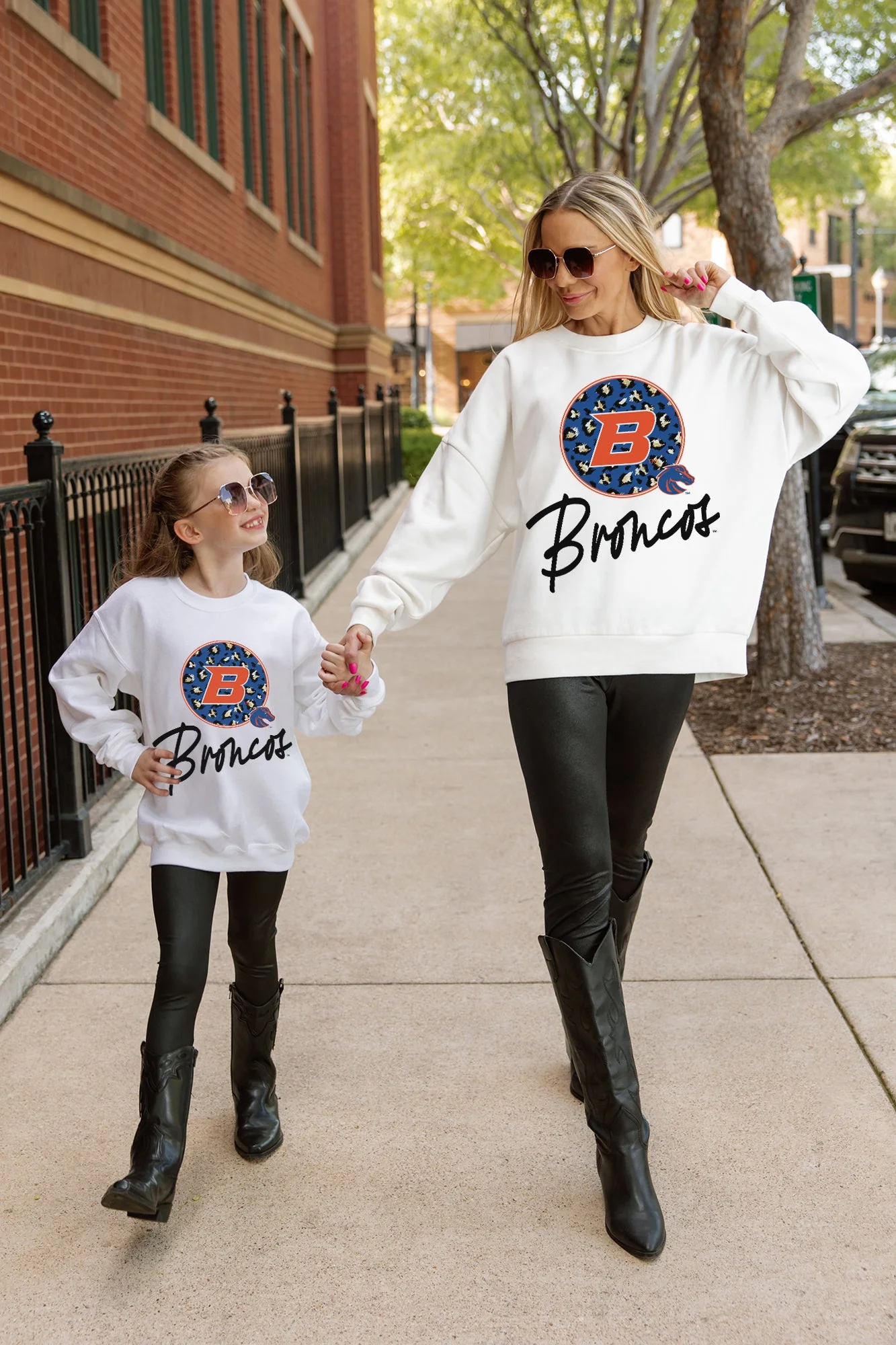 BOISE STATE BRONCOS WILD BREAKTHROUGH YOUTH PREMIUM FLEECE SWEATSHIRT
