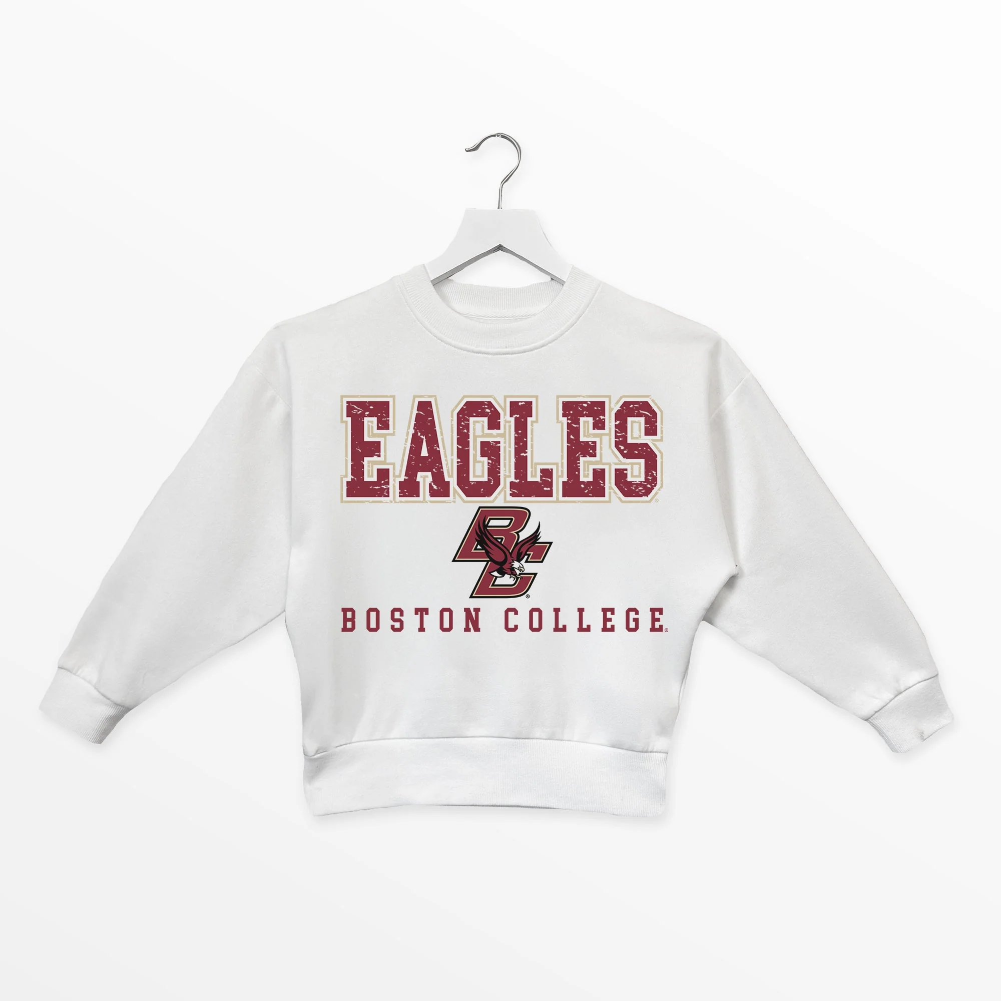 BOSTON COLLEGE EAGLES FREESTYLE YOUTH PREMIUM FLEECE SWEATSHIRT - Image 5