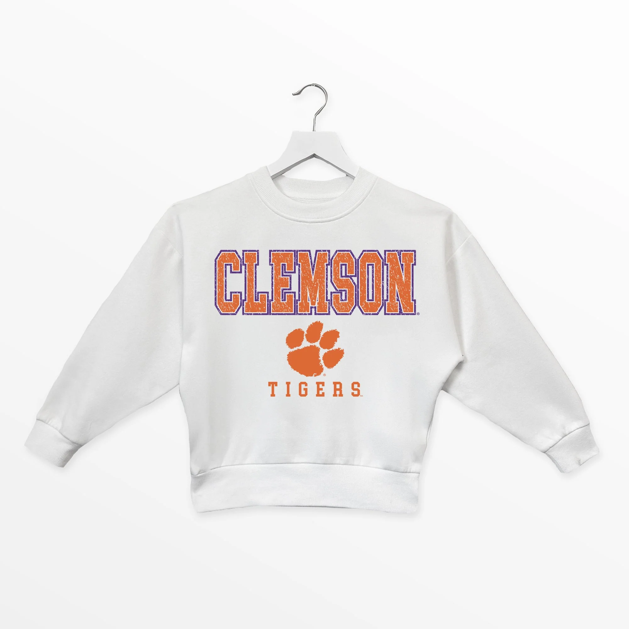CLEMSON TIGERS FREESTYLE YOUTH PREMIUM FLEECE SWEATSHIRT - Image 5
