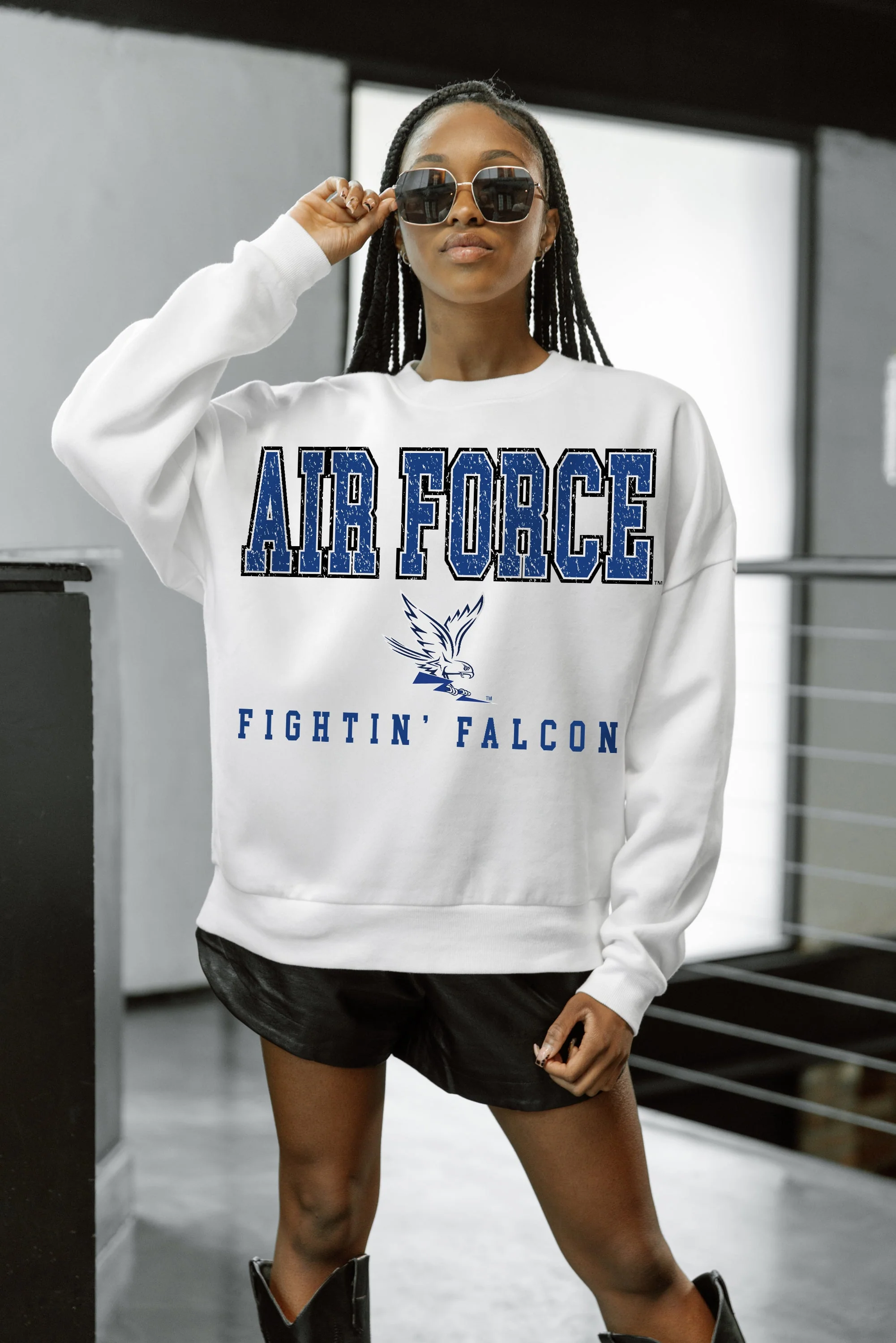 AIR FORCE FALCONS FREESTYLE PREMIUM FLEECE CREWNECK PULLOVER - Image 3