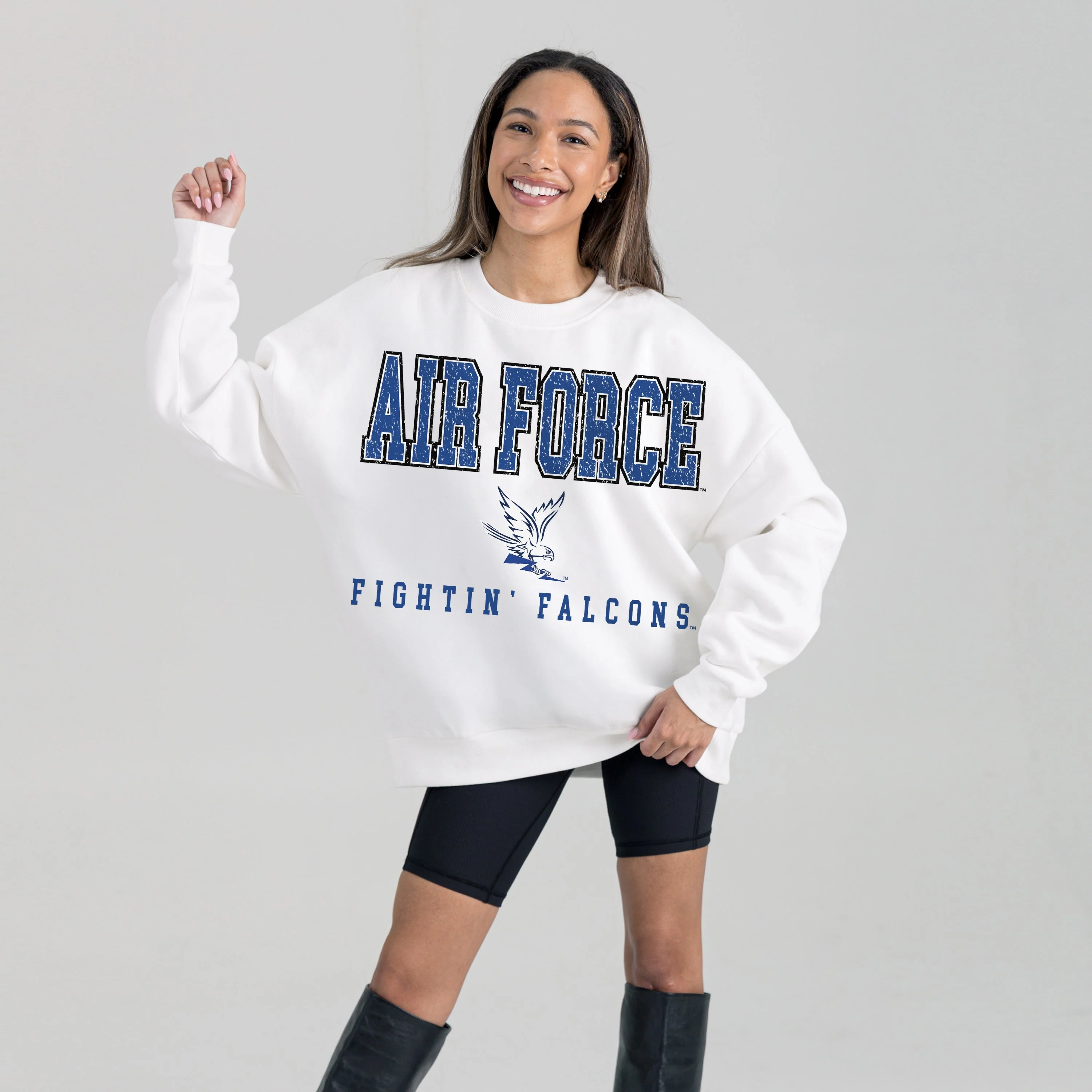 AIR FORCE FALCONS FREESTYLE PREMIUM FLEECE CREWNECK PULLOVER - Image 4