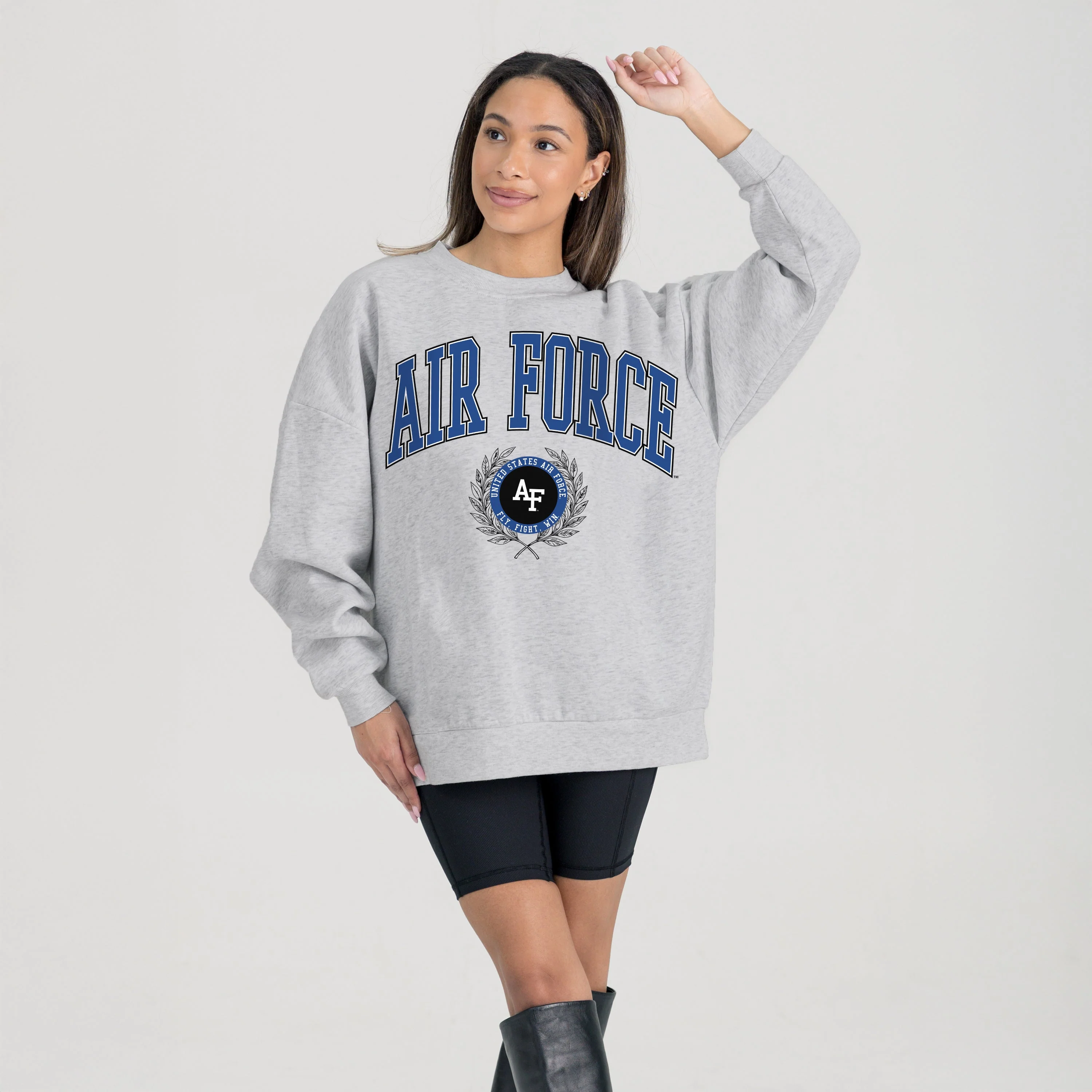 AIR FORCE FALCONS TRADITION REFINED PREMIUM FLEECE CREWNECK PULLOVER - Image 6