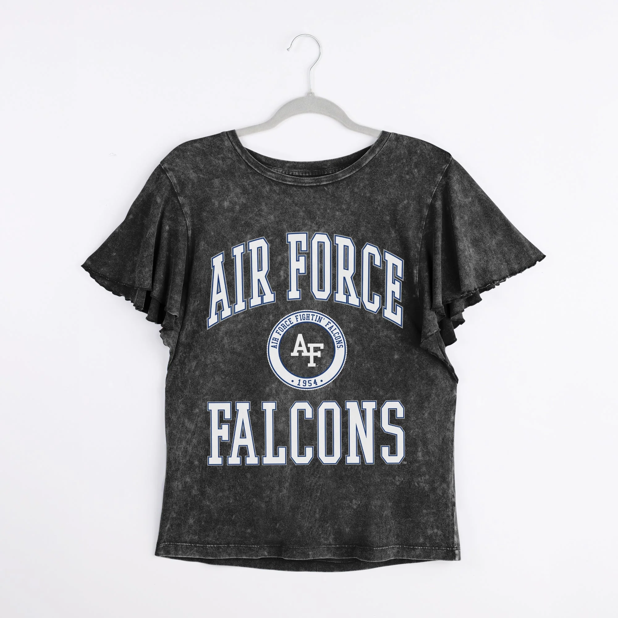 AIR FORCE FALCONS VICTORY MODE FLUTTER SLEEVE TEE IN BLACK - Image 8