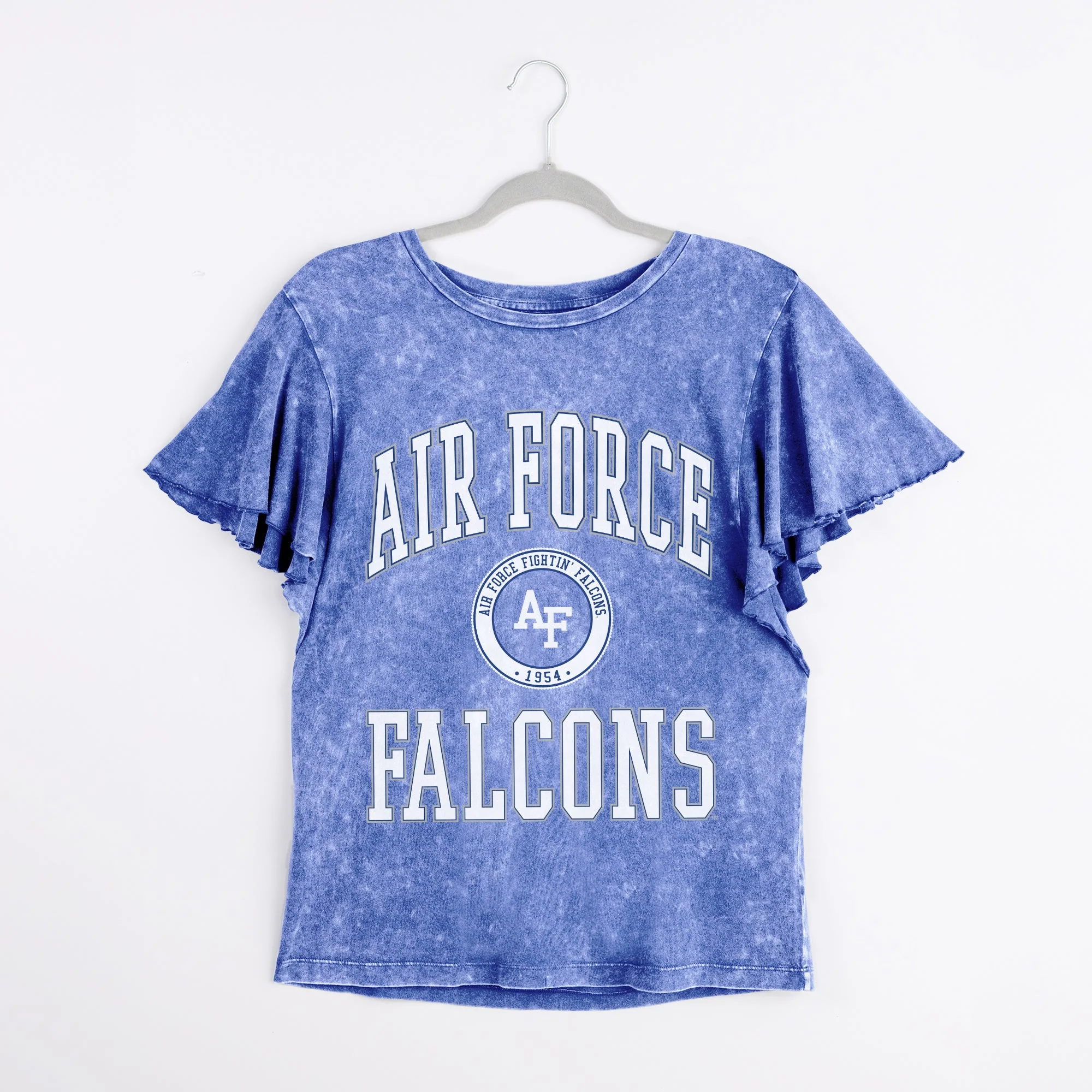 AIR FORCE FALCONS VICTORY MODE FLUTTER SLEEVE TEE IN ROYAL - Image 6