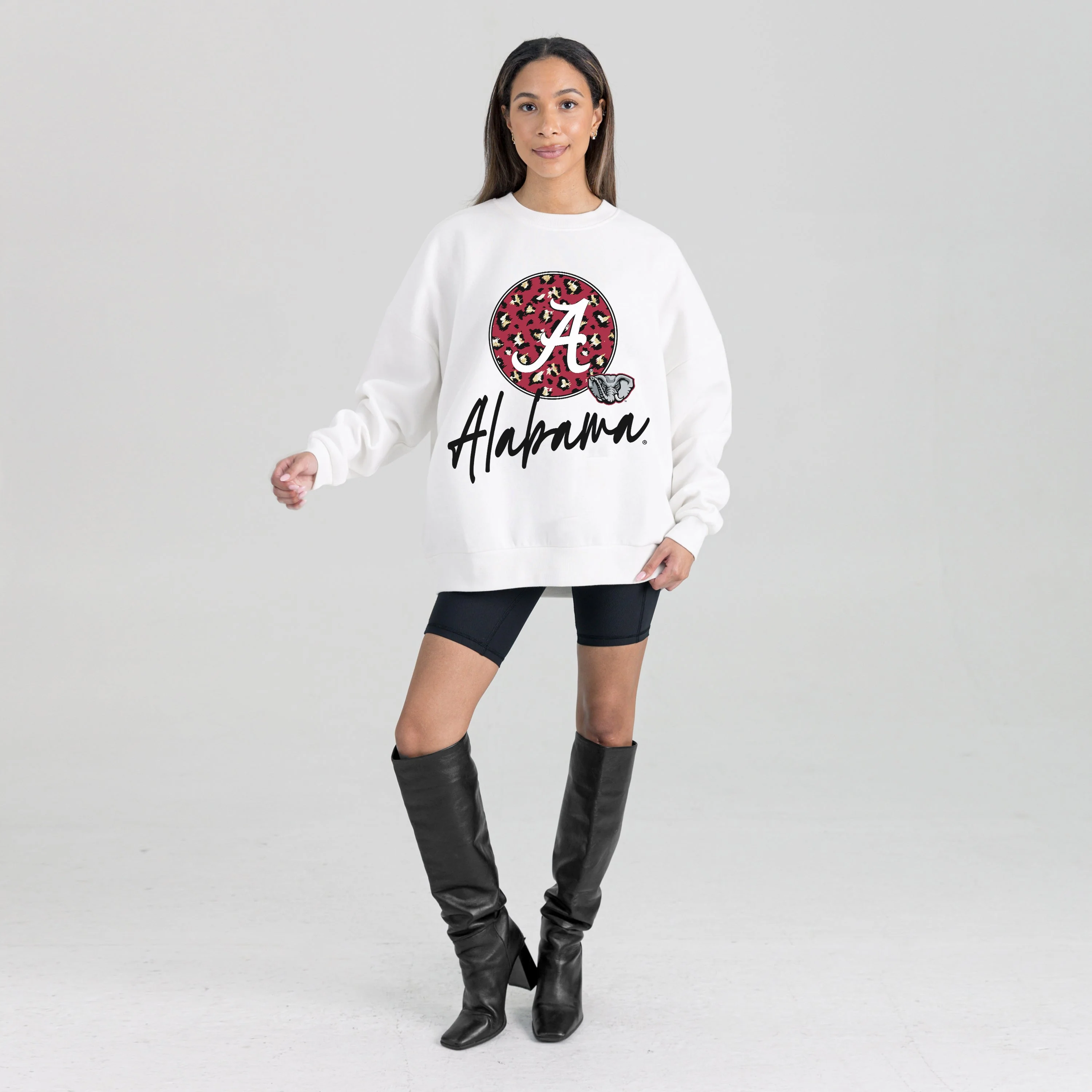 ALABAMA CRIMSON TIDE WILD BREAKTHROUGH PREMIUM FLEECE CREWNECK PULLOVER - Image 6