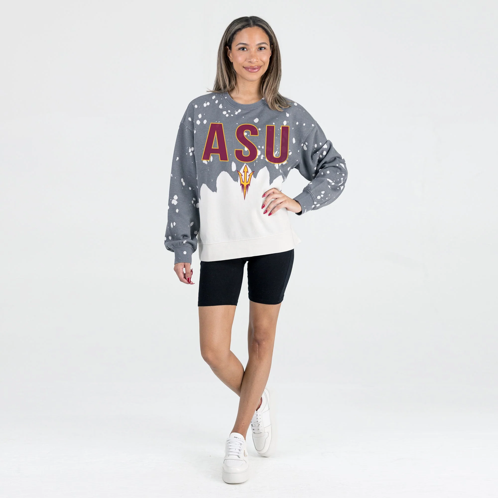 ARIZONA STATE SUN DEVILS CASUAL FAN LONG-SLEEVE FRENCH TERRY PULLOVER - Image 5