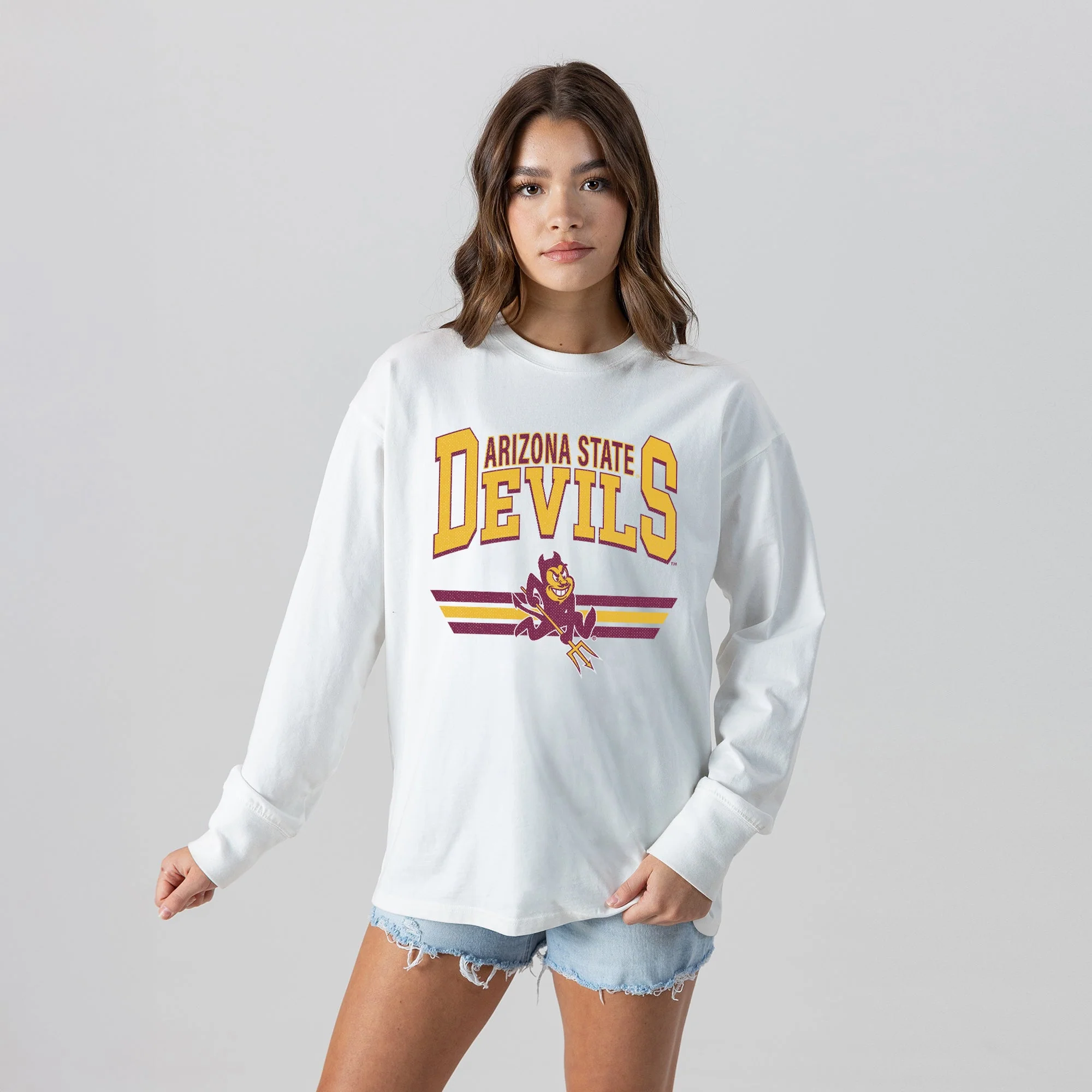 ARIZONA STATE SUN DEVILS SWIFT STRIKE ESSENTIAL RELAXED FIT LONG SLEEVE TEE - Image 4