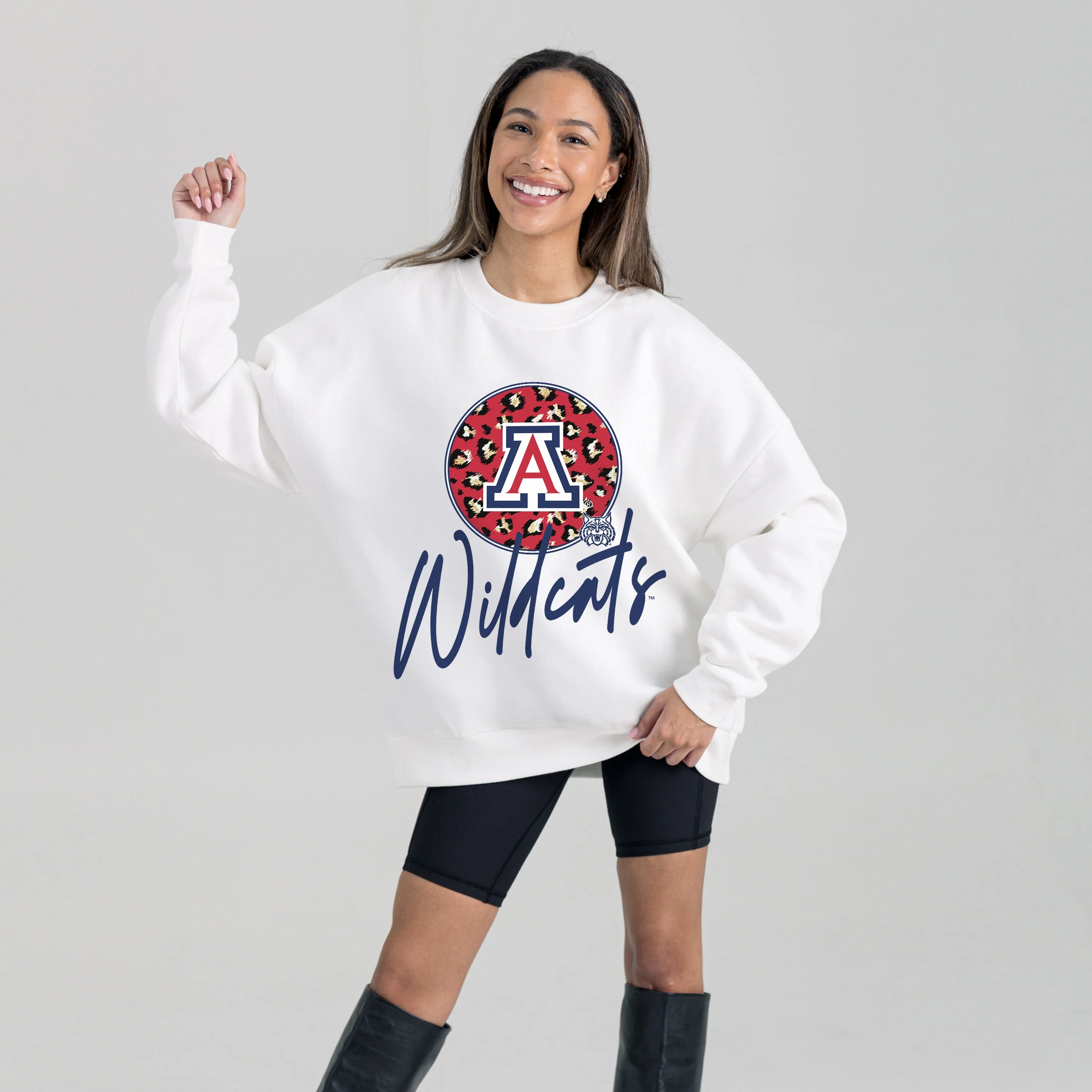 ARIZONA WILDCATS WILD BREAKTHROUGH PREMIUM FLEECE CREWNECK PULLOVER - Image 5