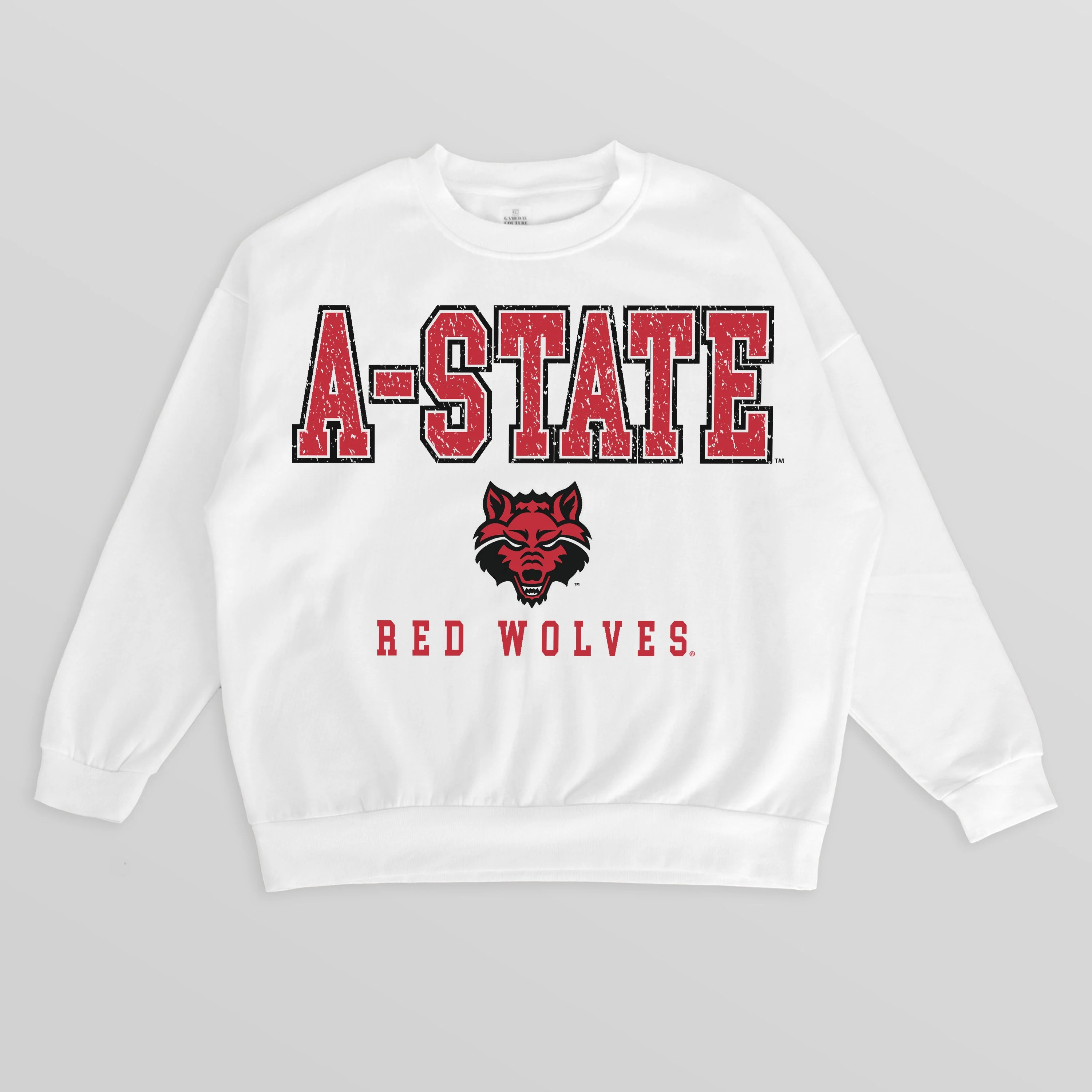 ARKANSAS STATE RED WOLVES FREESTYLE PREMIUM FLEECE CREWNECK PULLOVER - Image 6
