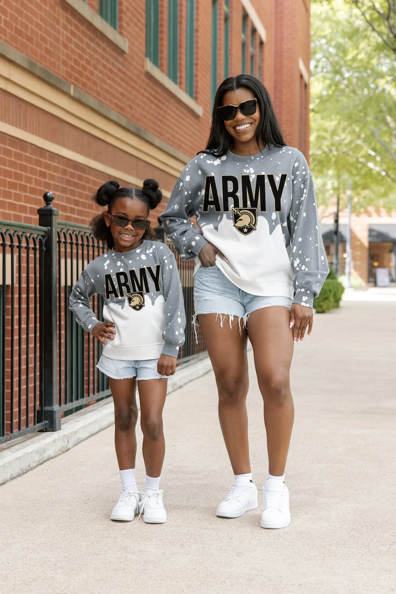 ARMY BLACK KNIGHTS CASUAL FAN LONG-SLEEVE FRENCH TERRY PULLOVER - Image 4
