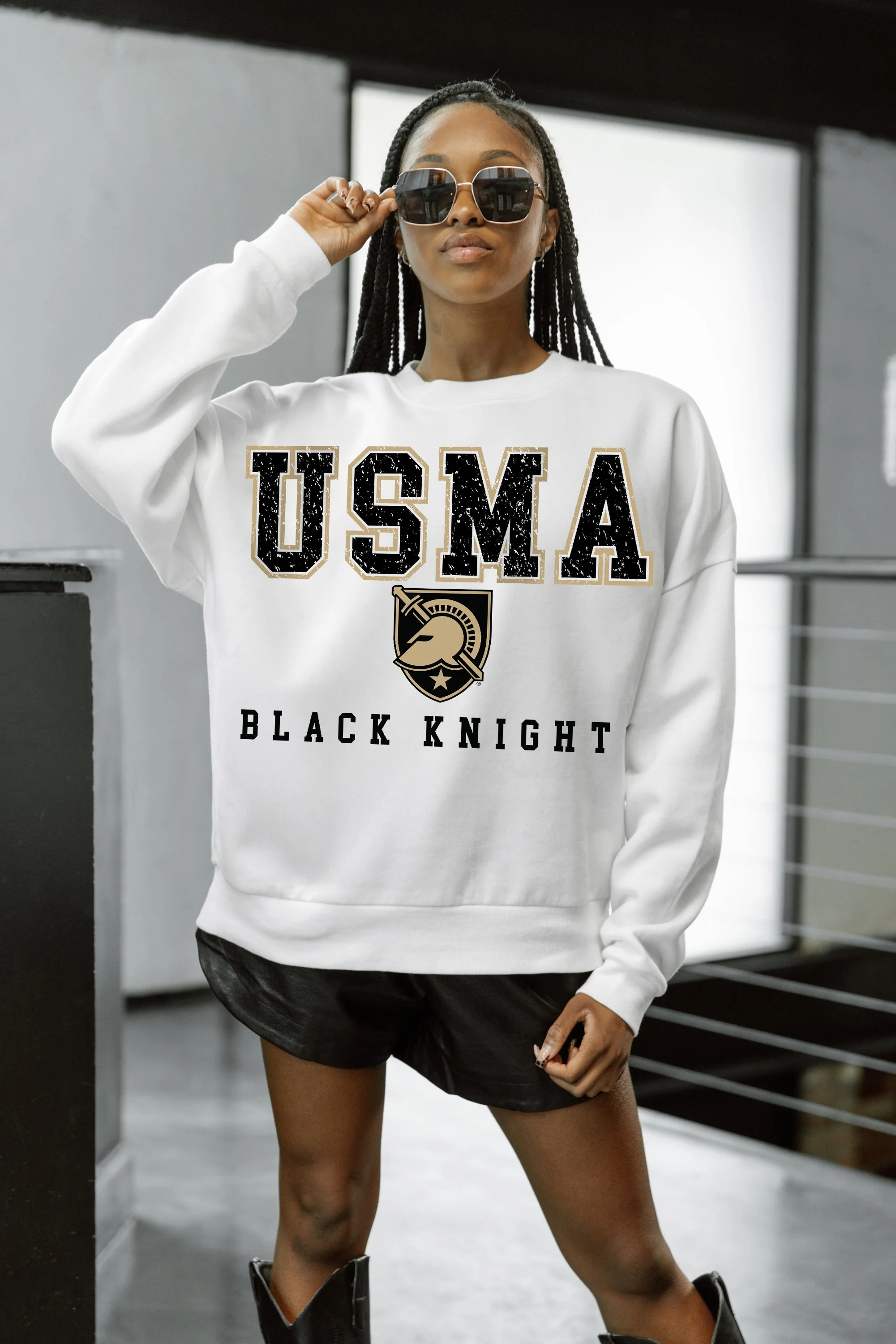ARMY BLACK KNIGHTS FREESTYLE PREMIUM FLEECE CREWNECK PULLOVER - Image 3