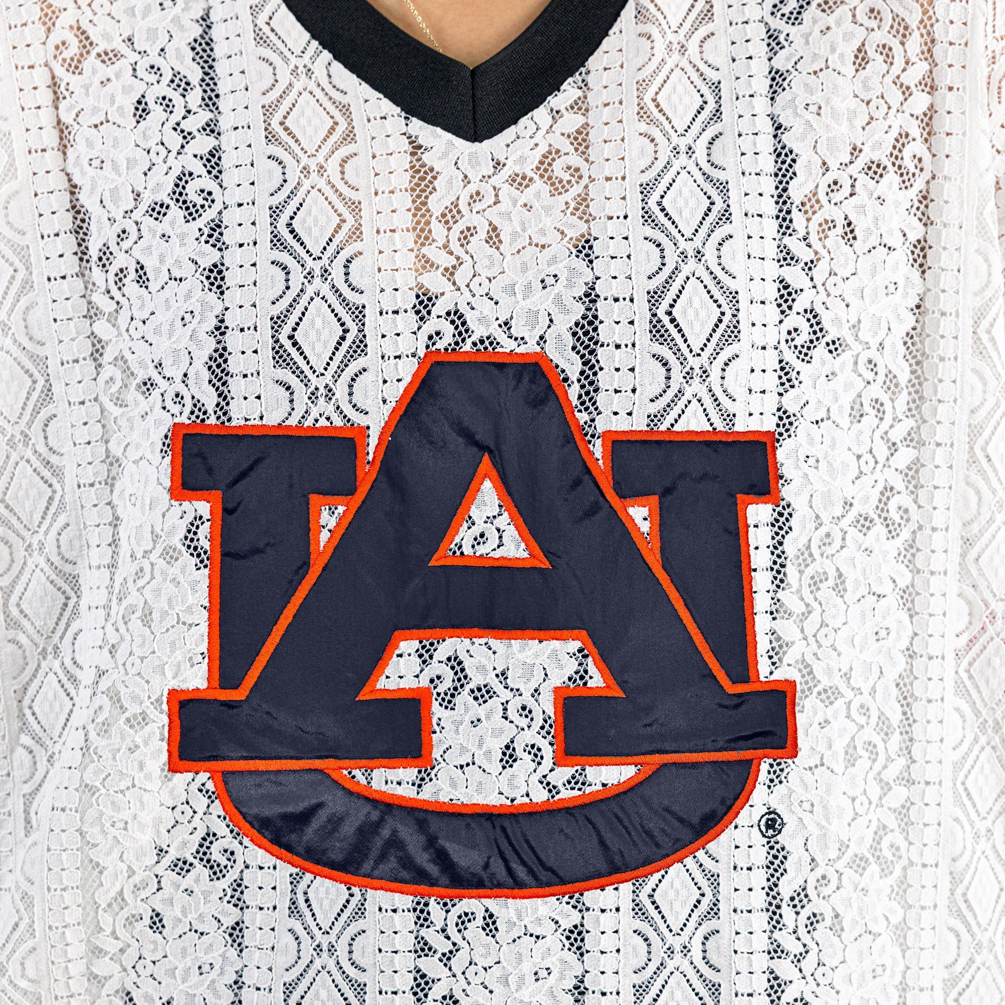 AUBURN TIGERS HIGH NOTE LACE FASHION JERSEY - Image 8