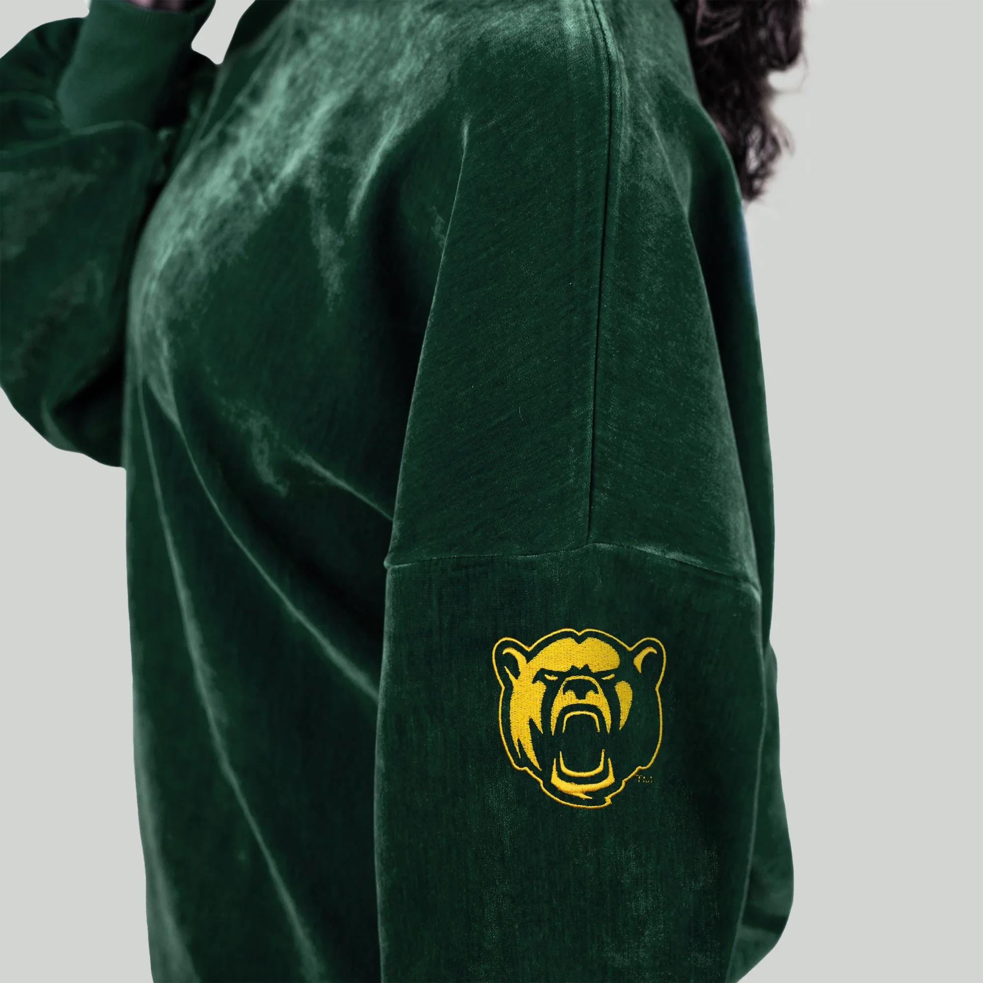 BAYLOR BEARS MAKE A MOVE MOCK NECK CHENILLE PULLOVER - Image 11