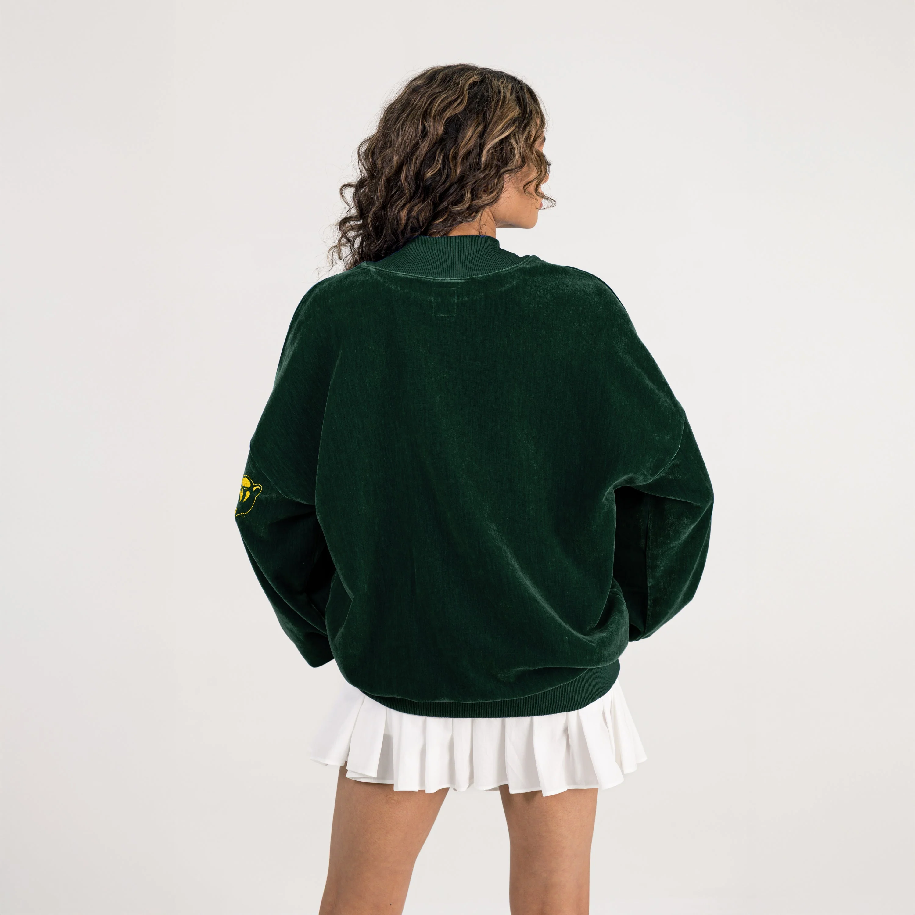 BAYLOR BEARS MAKE A MOVE MOCK NECK CHENILLE PULLOVER - Image 6