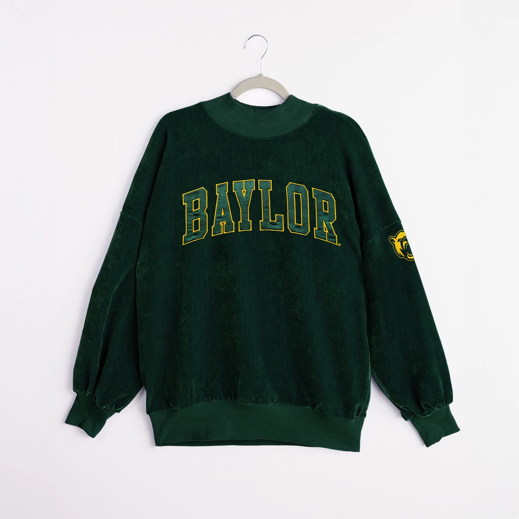 BAYLOR BEARS MAKE A MOVE MOCK NECK CHENILLE PULLOVER - Image 8