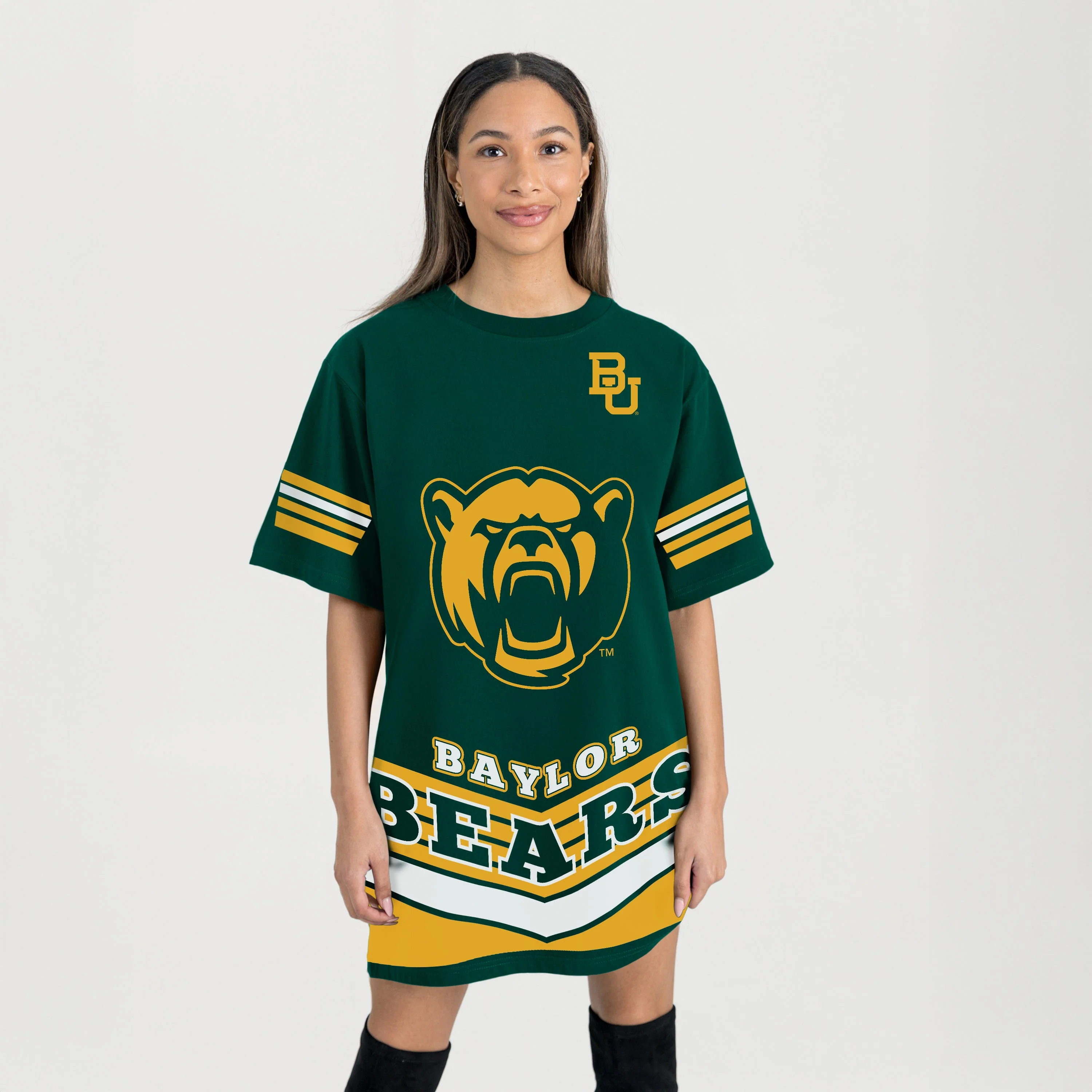 BAYLOR BEARS PERFECT SCORE RETRO T-SHIRT DRESS - Image 5