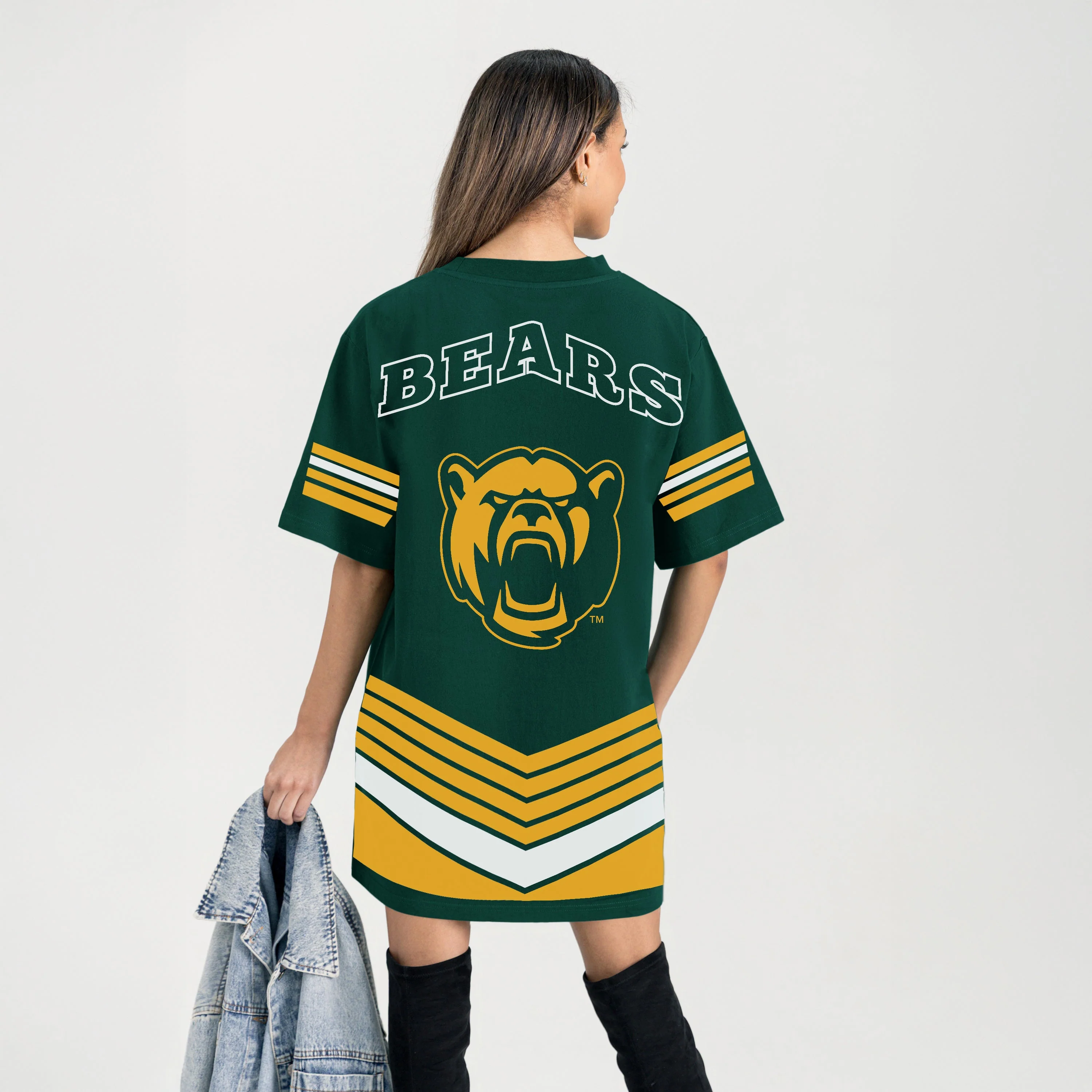 BAYLOR BEARS PERFECT SCORE RETRO T-SHIRT DRESS - Image 7