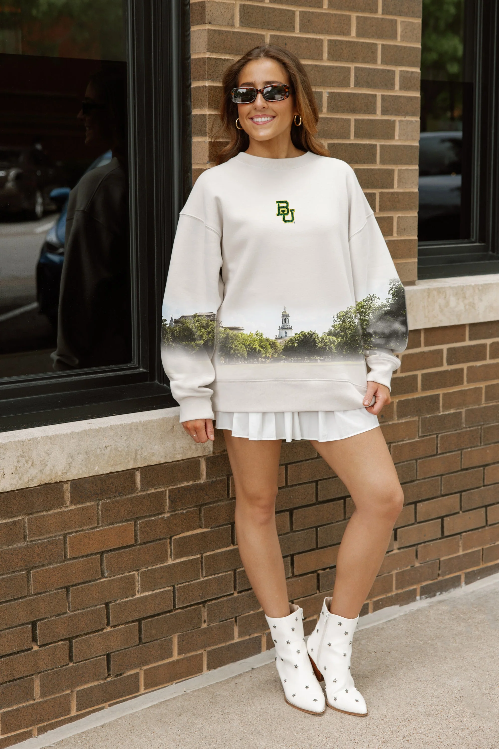 BAYLOR BEARS POWER MOVE PREMIUM DROP SHOULDER PULLOVER - Image 4