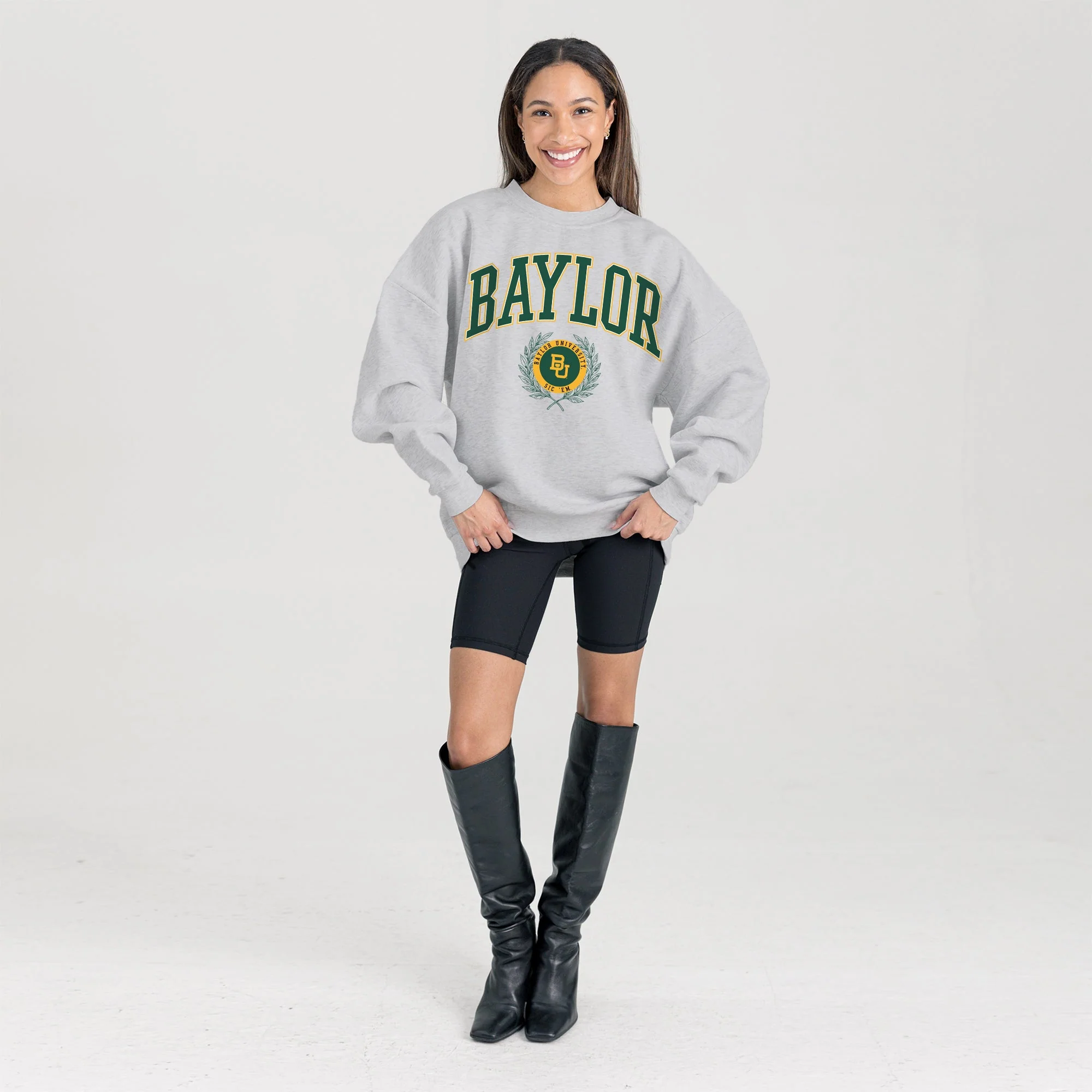 BAYLOR BEARS TRADITION REFINED PREMIUM FLEECE CREWNECK PULLOVER - Image 5