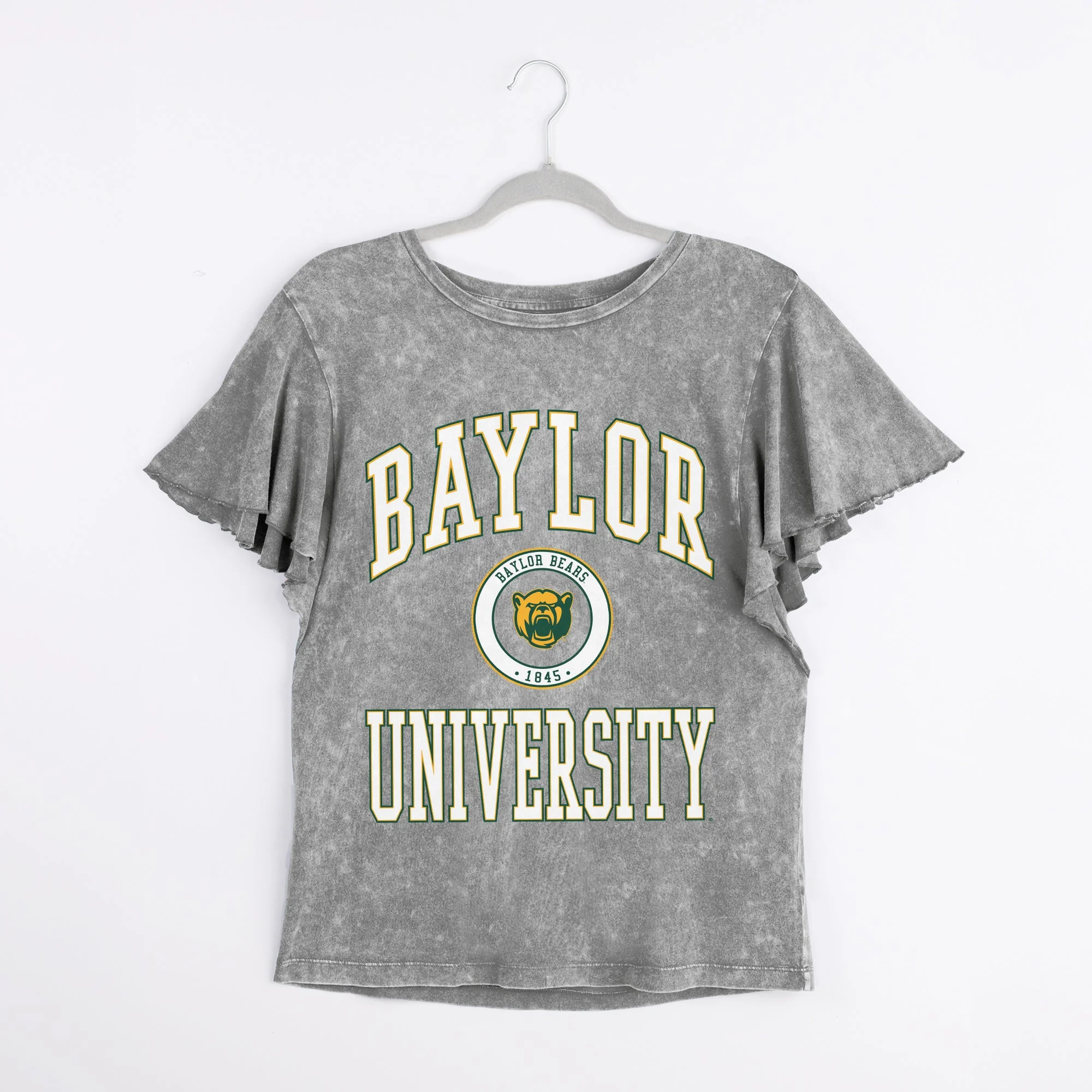 BAYLOR BEARS VICTORY MODE FLUTTER SLEEVE TEE IN GREY - Image 6