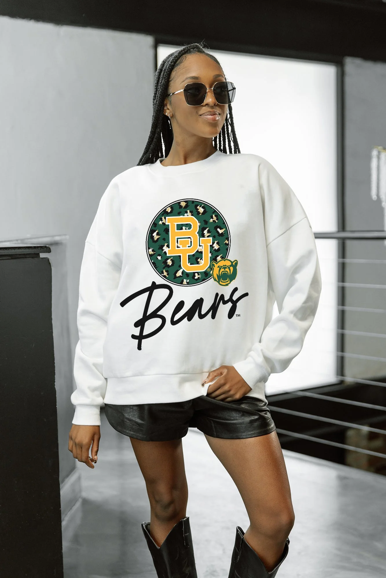 BAYLOR BEARS WILD BREAKTHROUGH PREMIUM FLEECE CREWNECK PULLOVER - Image 3