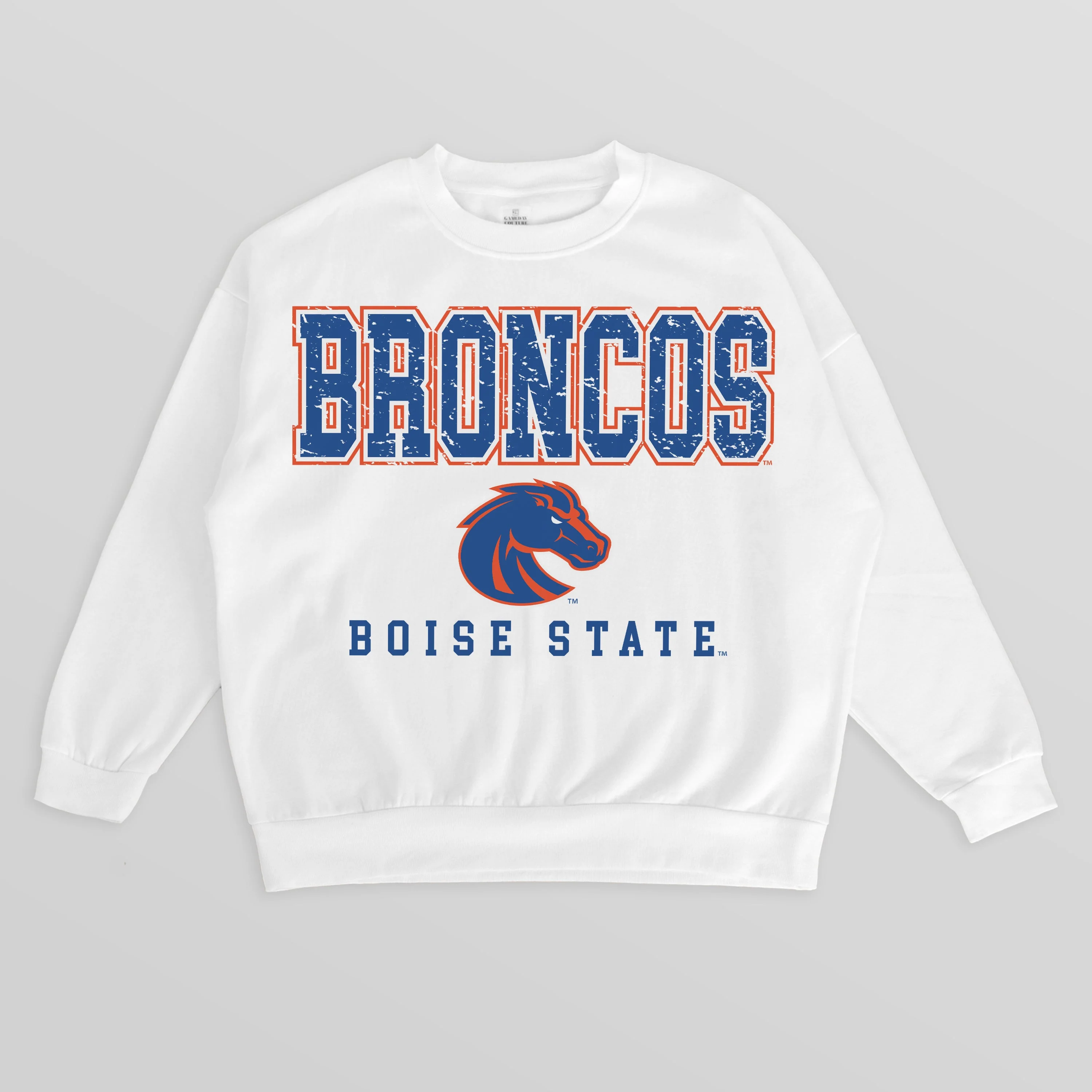 BOISE STATE BRONCOS FREESTYLE PREMIUM FLEECE CREWNECK PULLOVER - Image 6