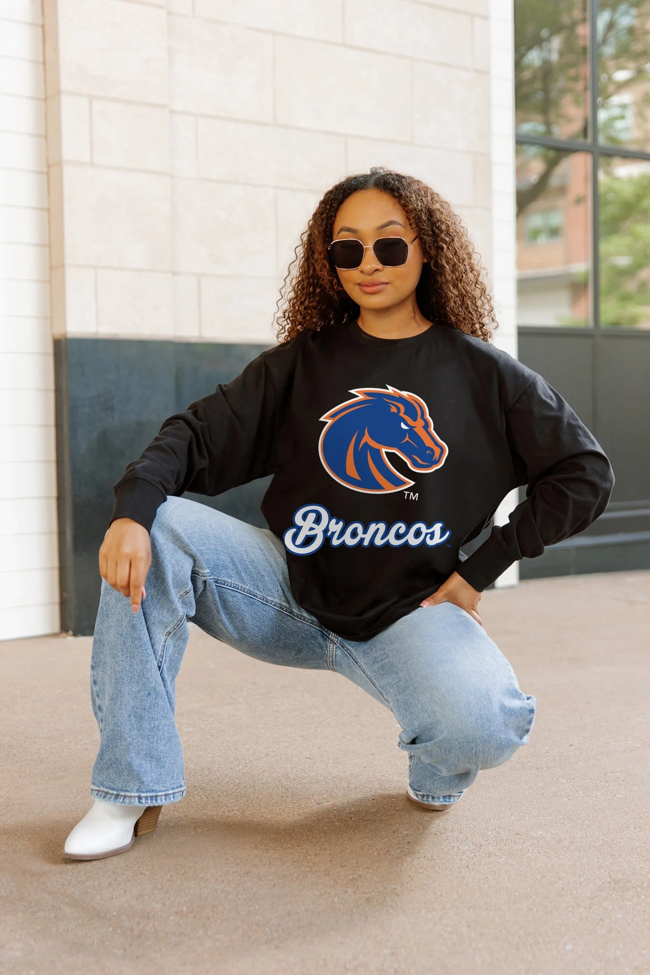 BOISE STATE BRONCOS HONOR ROLL ESSENTIAL RELAXED FIT LONG SLEEVE TEE - Image 4