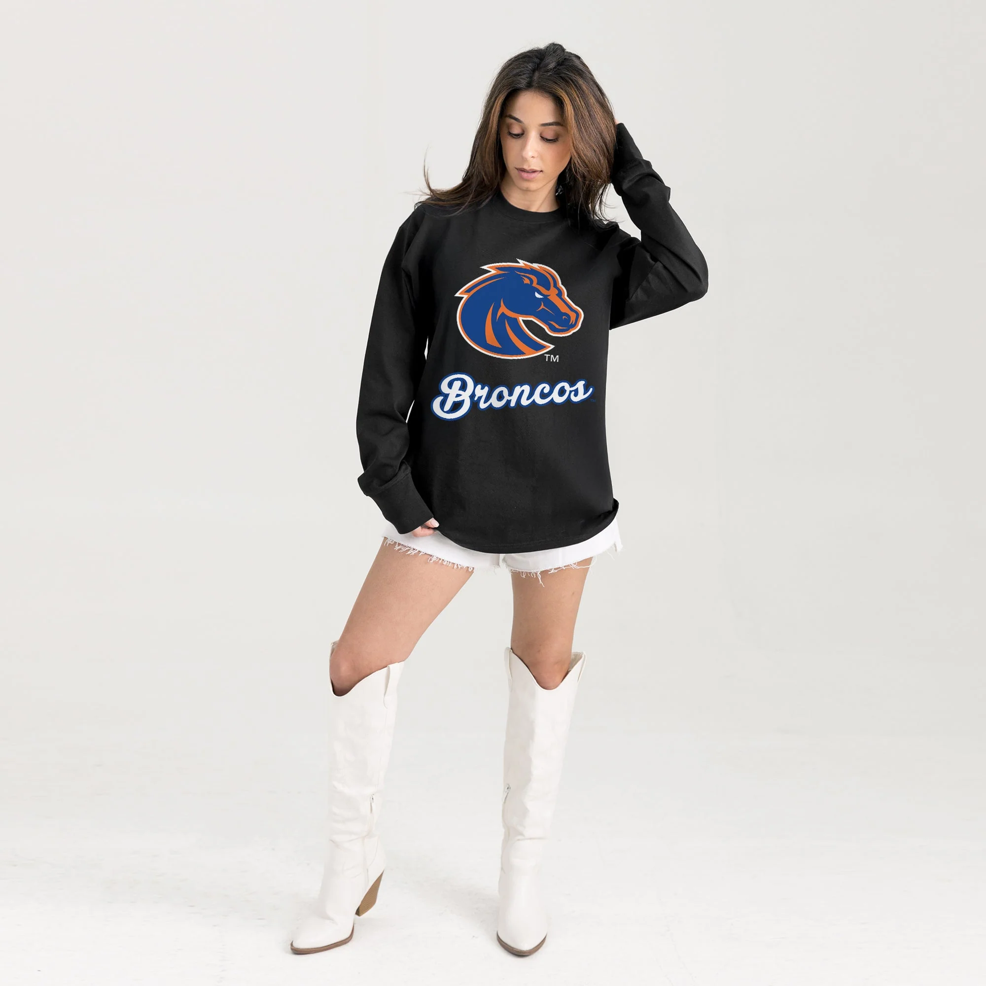 BOISE STATE BRONCOS HONOR ROLL ESSENTIAL RELAXED FIT LONG SLEEVE TEE - Image 6