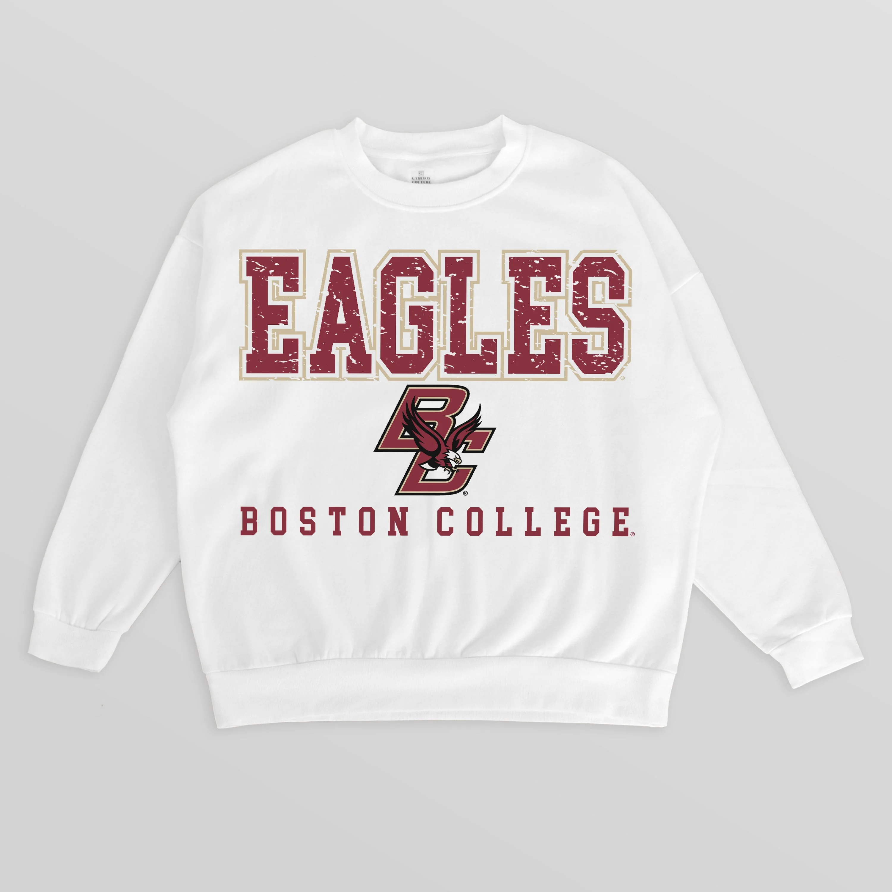 BOSTON COLLEGE EAGLES FREESTYLE PREMIUM FLEECE CREWNECK PULLOVER - Image 6