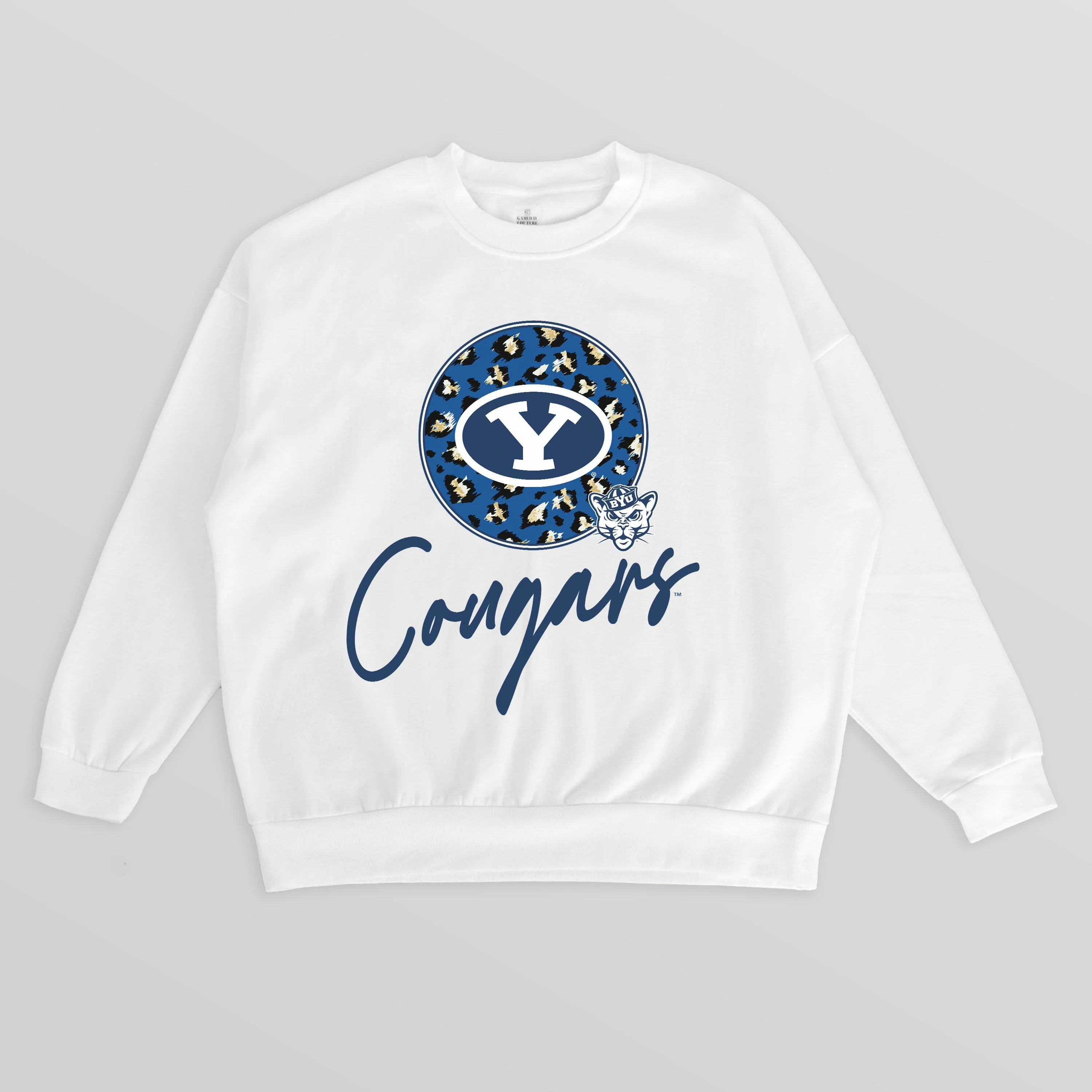 BYU COUGARS WILD BREAKTHROUGH PREMIUM FLEECE CREWNECK PULLOVER - Image 8