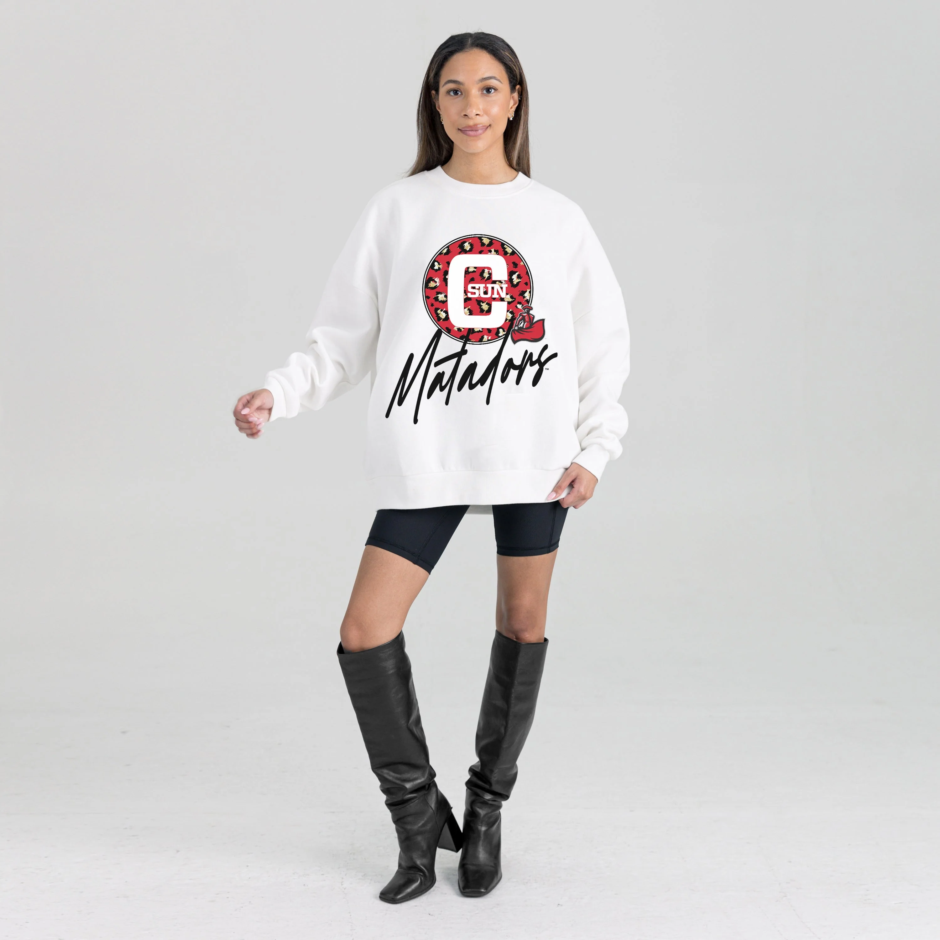CAL STATE NORTHRIDGE MATADORS WILD BREAKTHROUGH PREMIUM FLEECE CREWNECK PULLOVER - Image 6