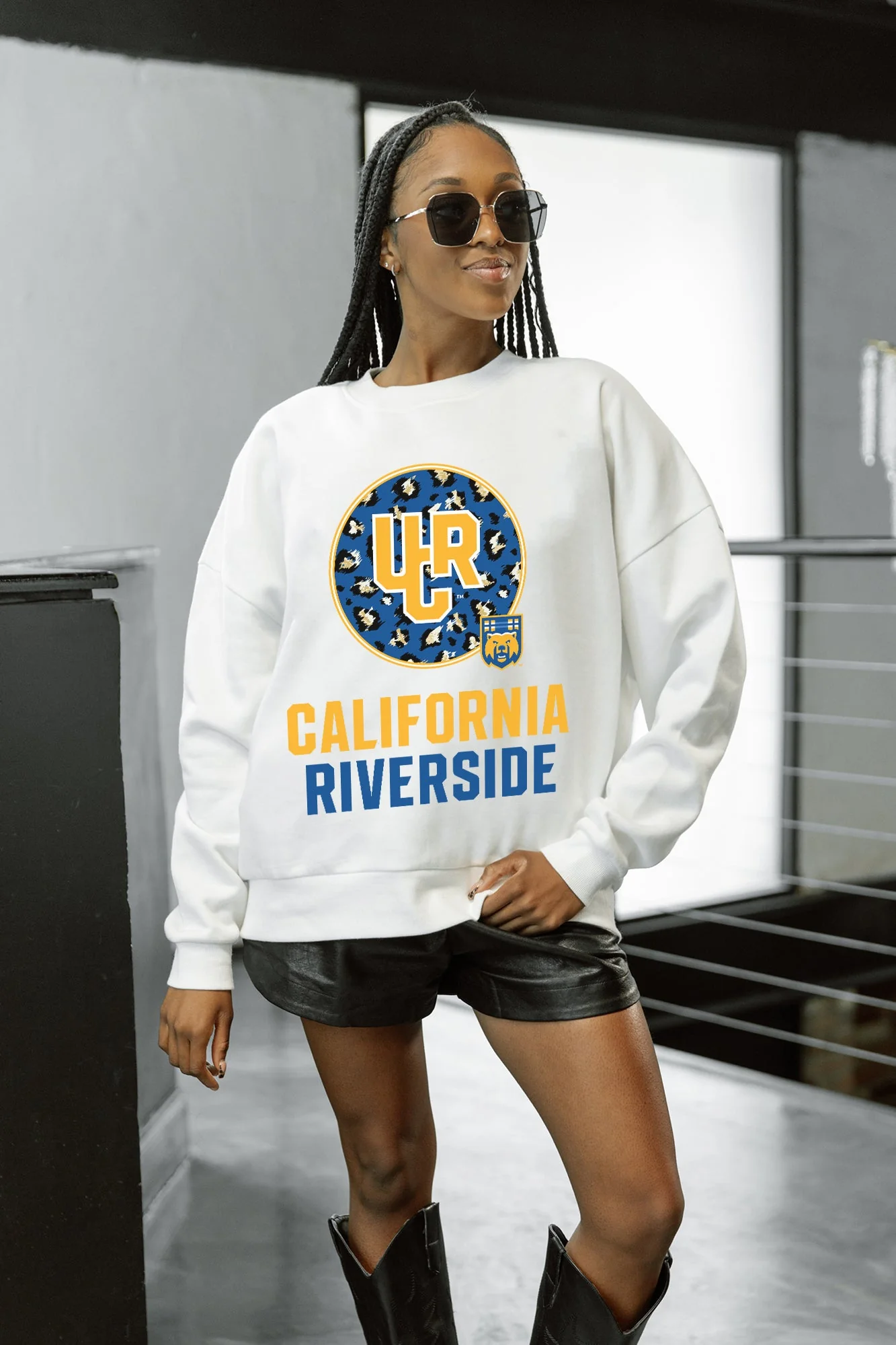 CALIFORNIA RIVERSIDE HIGHLANDERS WILD BREAKTHROUGH PREMIUM FLEECE CREWNECK PULLOVER - Image 3