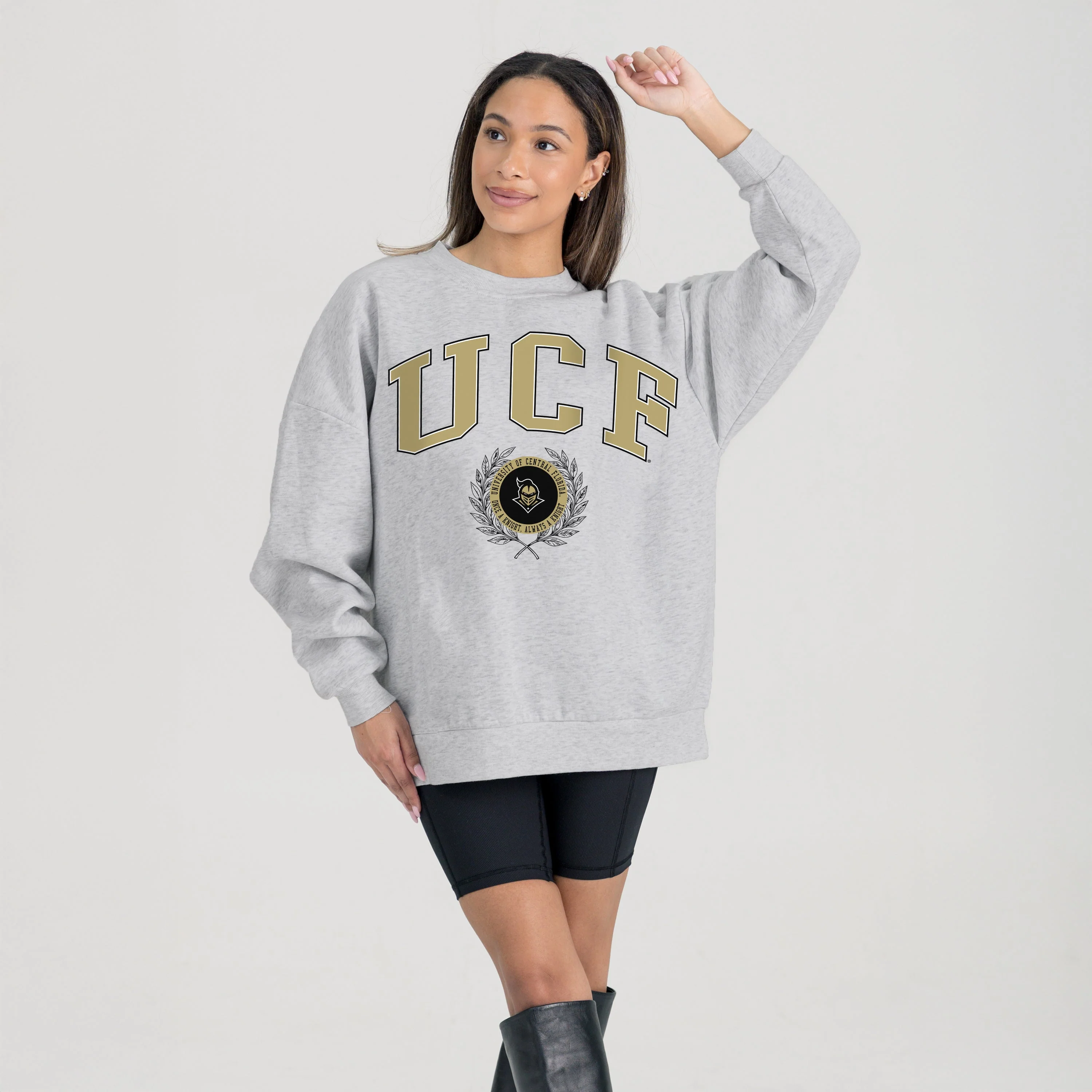 CENTRAL FLORIDA KNIGHTS TRADITION REFINED PREMIUM FLEECE CREWNECK PULLOVER - Image 6
