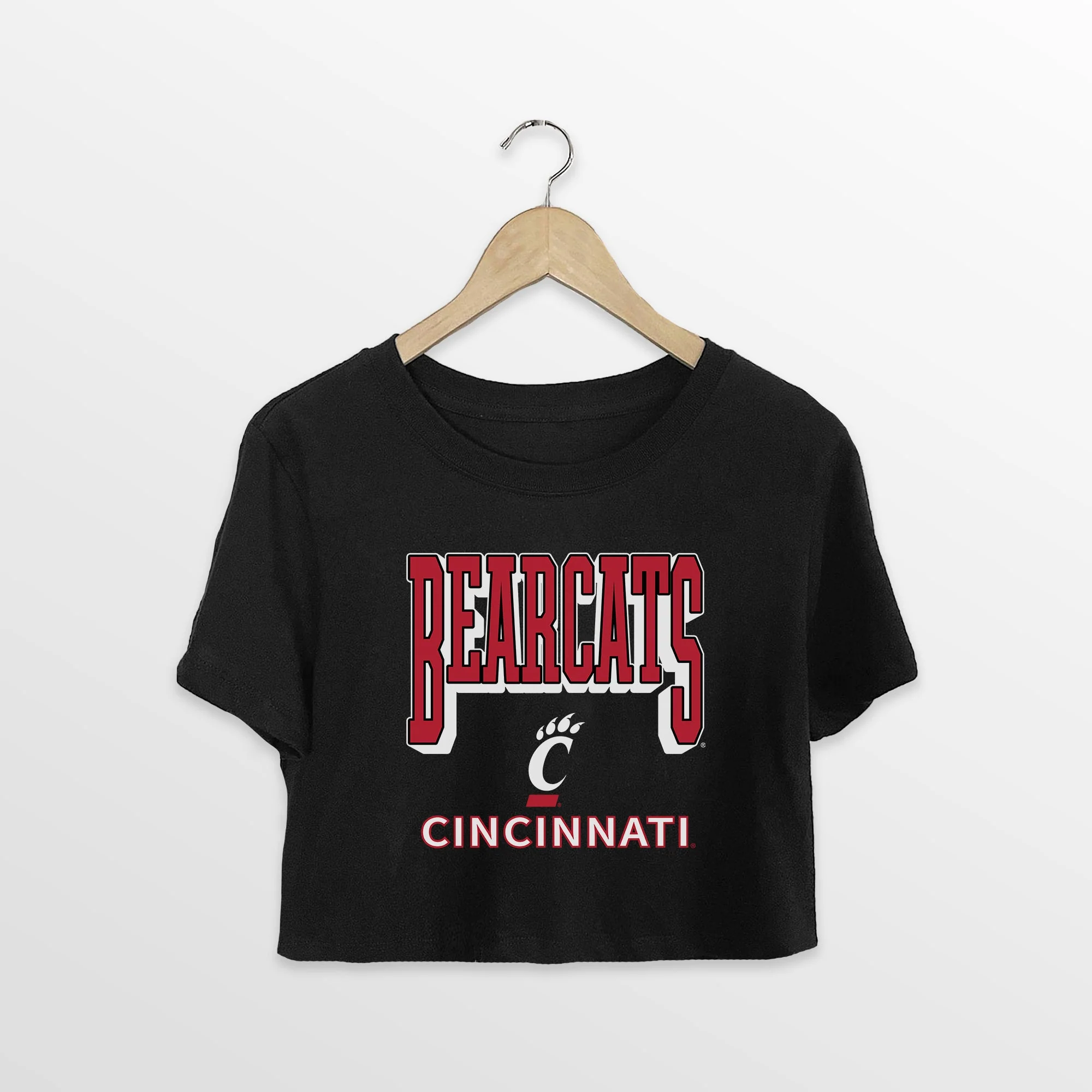 CINCINNATI BEARCATS PURE VICTORY CLASSIC CROP TEE