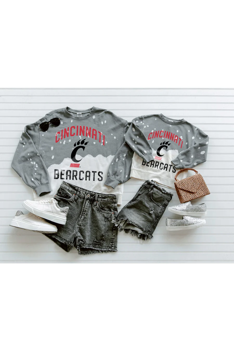 CINCINNATI BEARCATS Upcycle And Vintage Faded Wash Pullover - Image 4