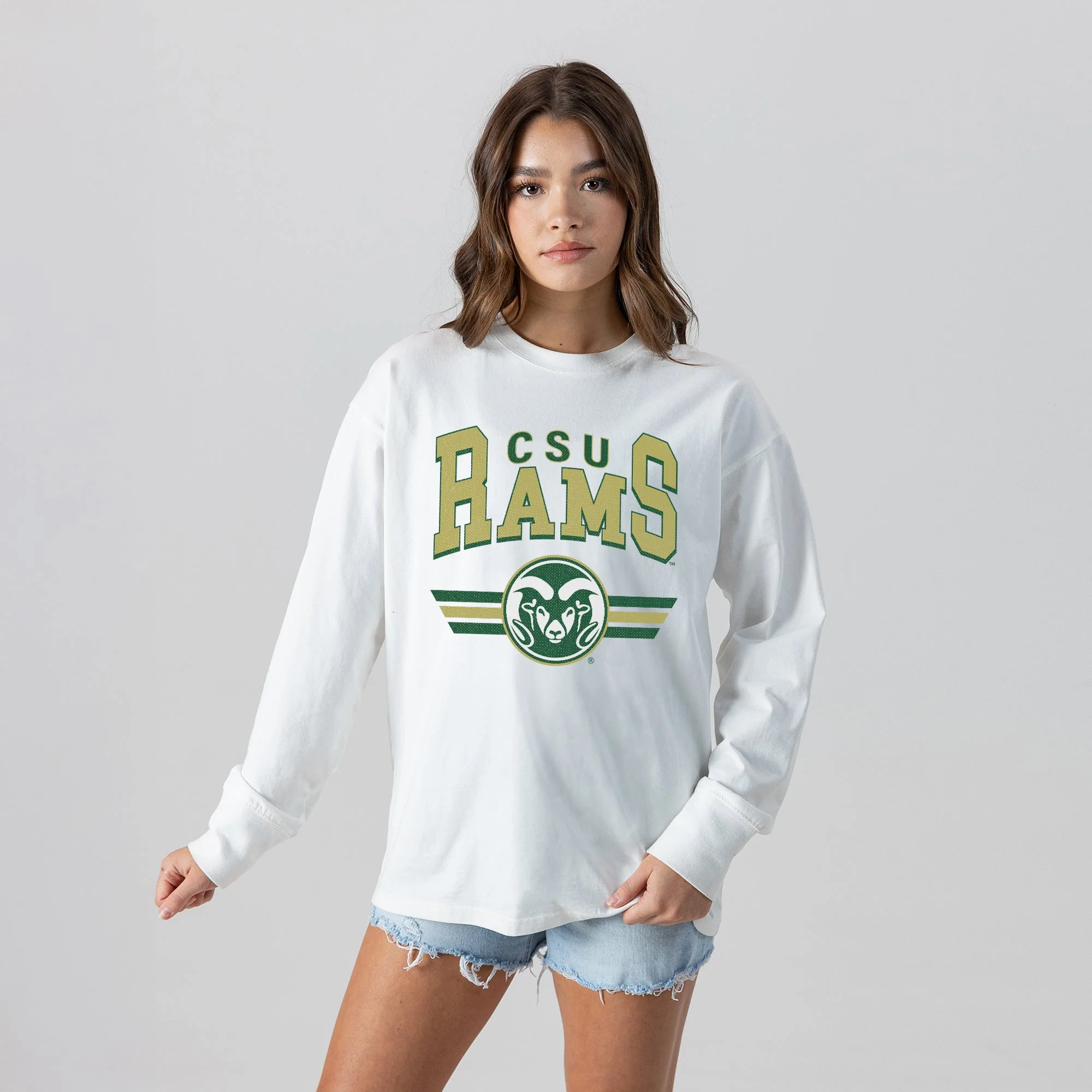 COLORADO STATE RAMS SWIFT STRIKE ESSENTIAL RELAXED FIT LONG SLEEVE TEE - Image 4