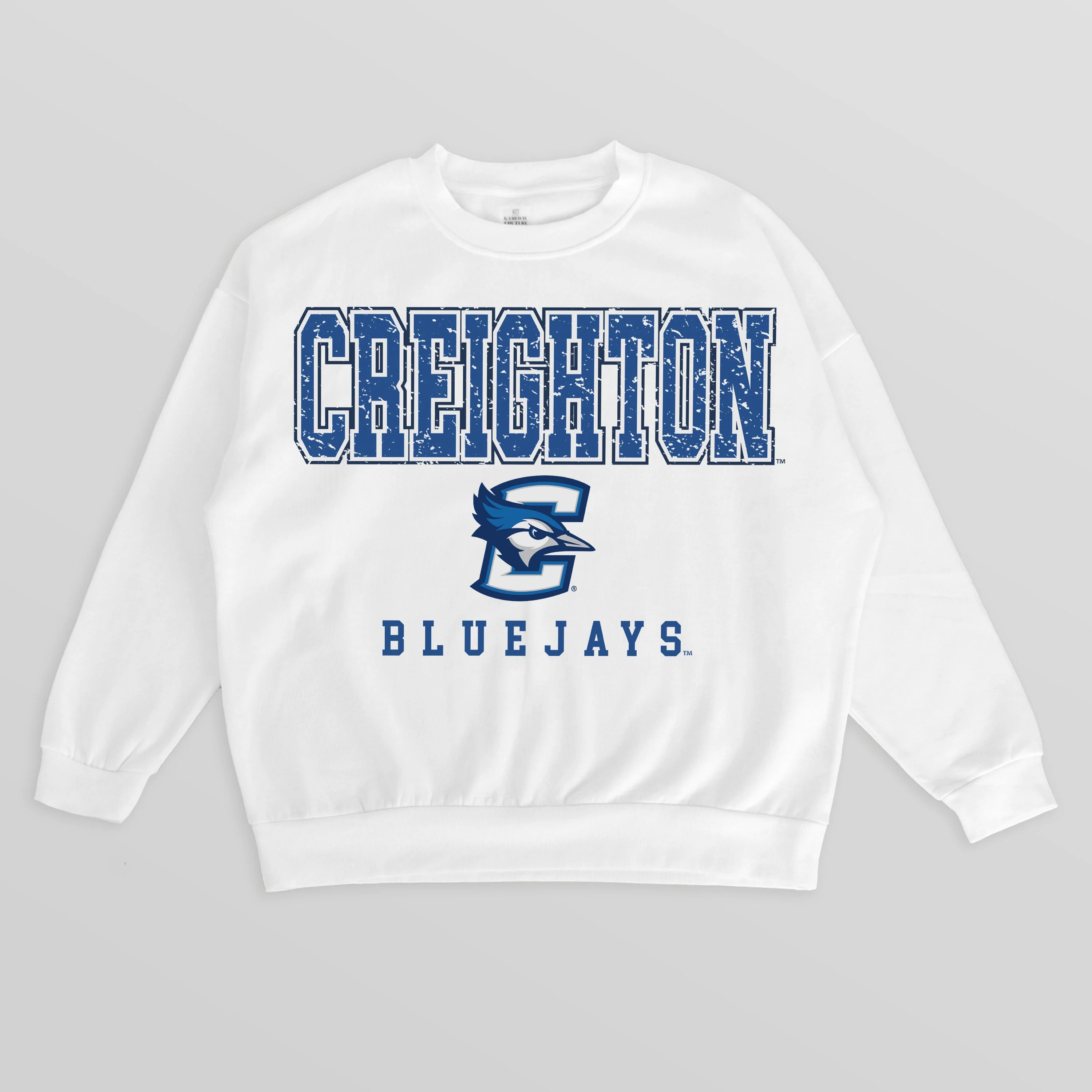 CREIGHTON BLUEJAYS FREESTYLE PREMIUM FLEECE CREWNECK PULLOVER - Image 6