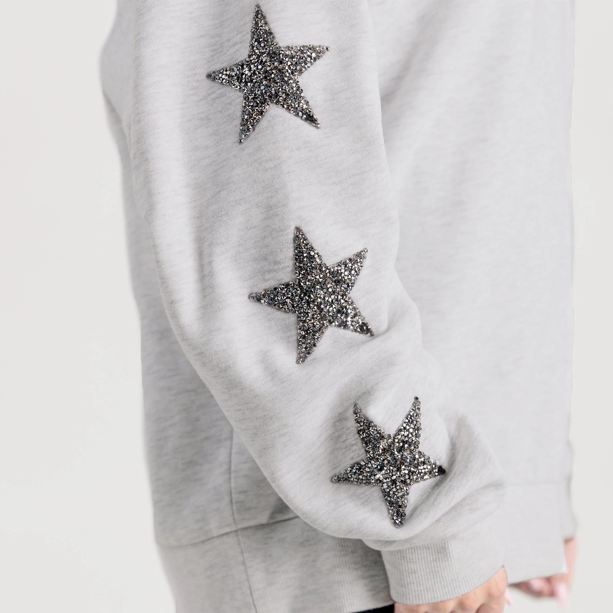 DUKE BLUE DEVILS PENNANT PRIDE EMBELLISHED STAR SLEEVE CREWNECK PULLOVER - Image 5