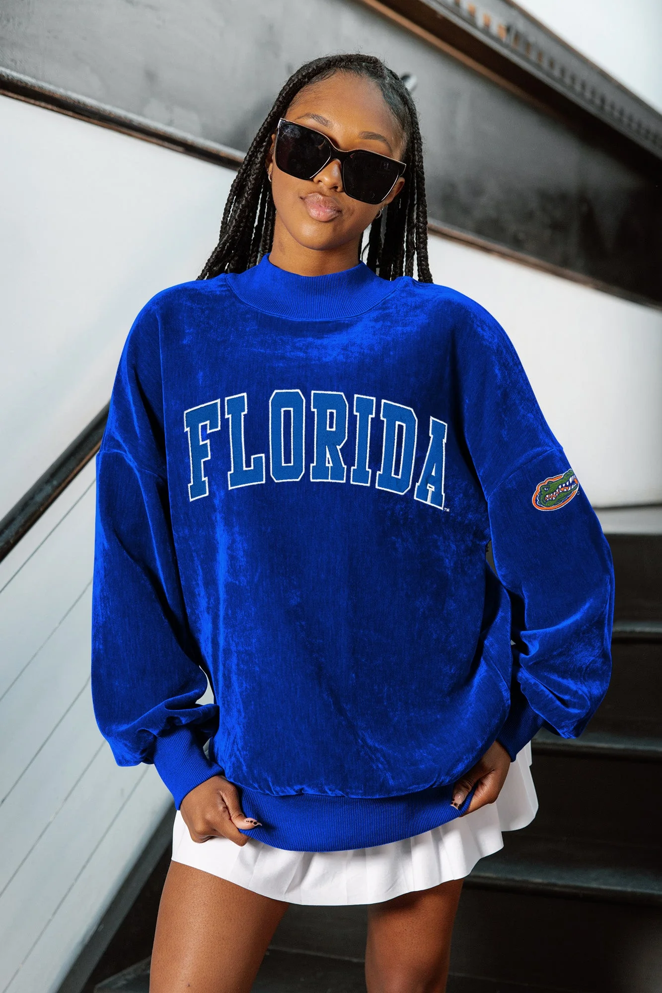 FLORIDA GATORS MAKE A MOVE MOCK NECK CHENILLE PULLOVER - Image 10