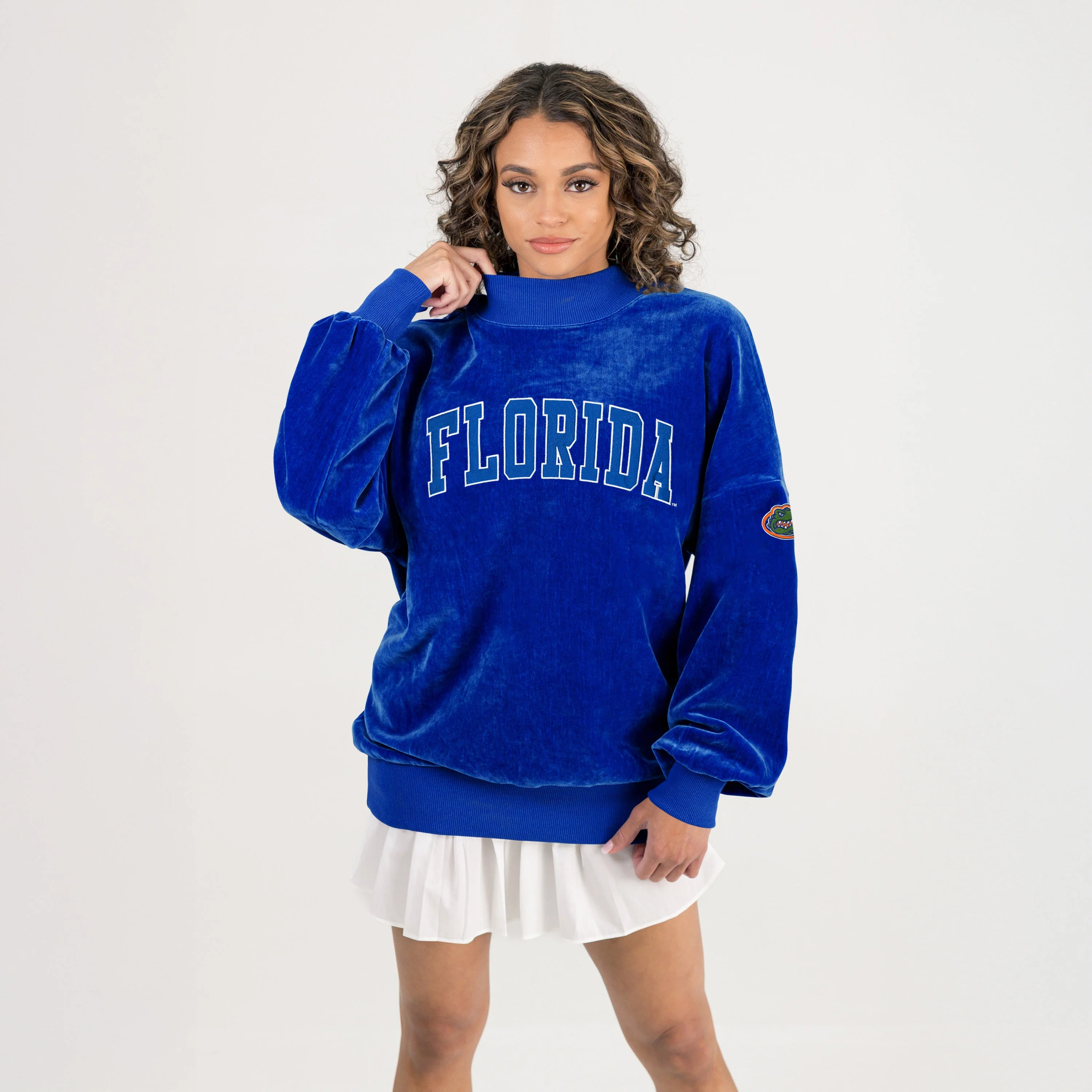 FLORIDA GATORS MAKE A MOVE MOCK NECK CHENILLE PULLOVER - Image 5