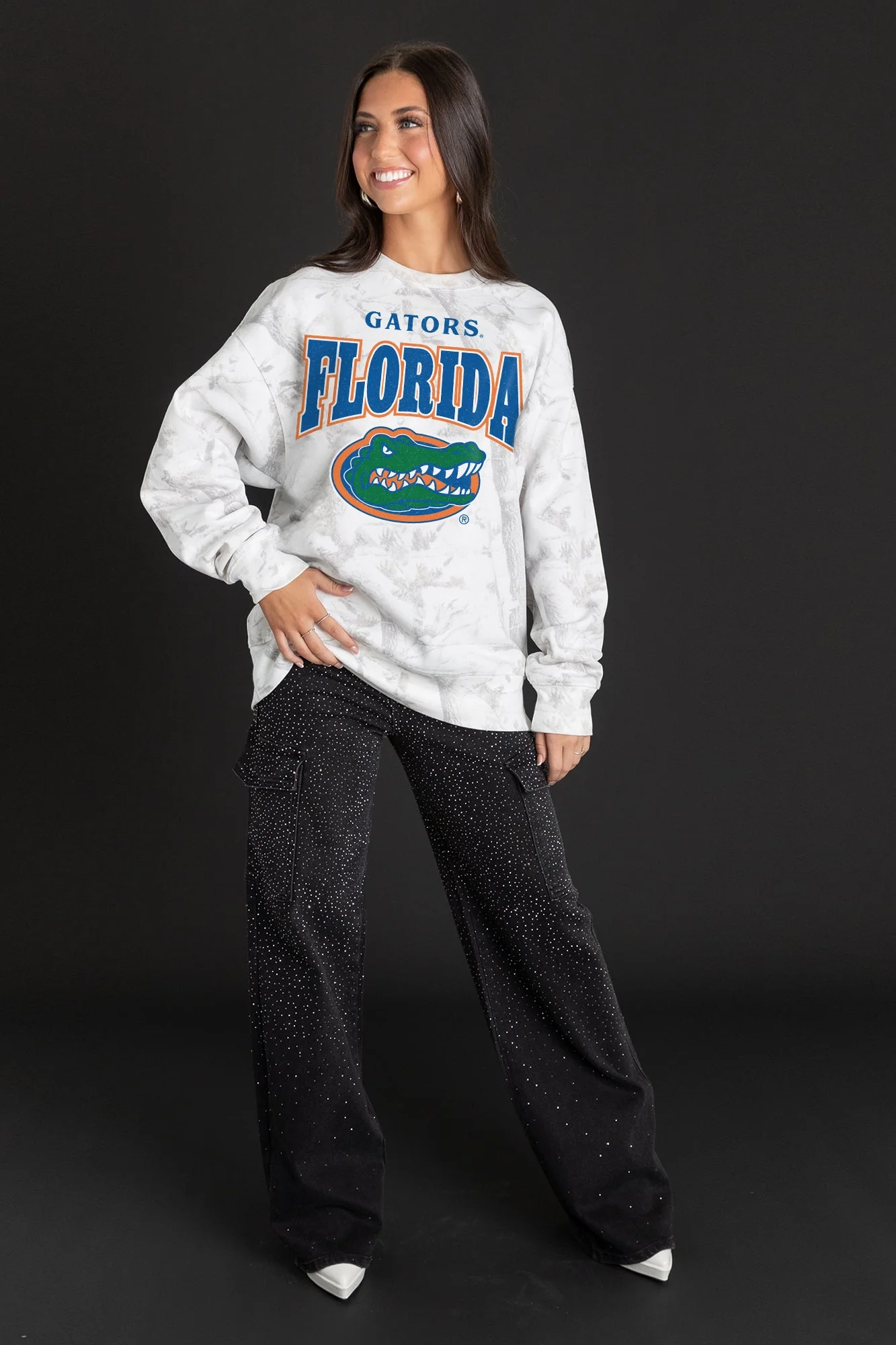 FLORIDA GATORS RALLY READY PREMIUM DROP SHOULDER CAMO PULLOVER - Image 4
