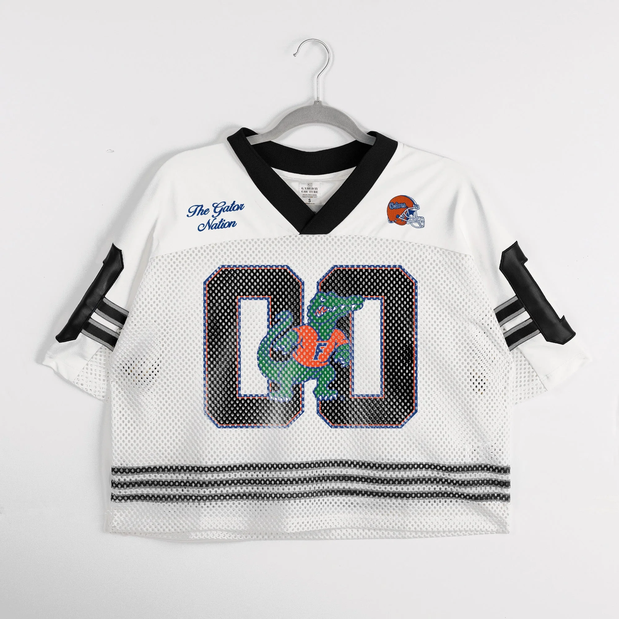 FLORIDA GATORS TRAILBLAZER MESH CROP FASHION JERSEY - Image 6