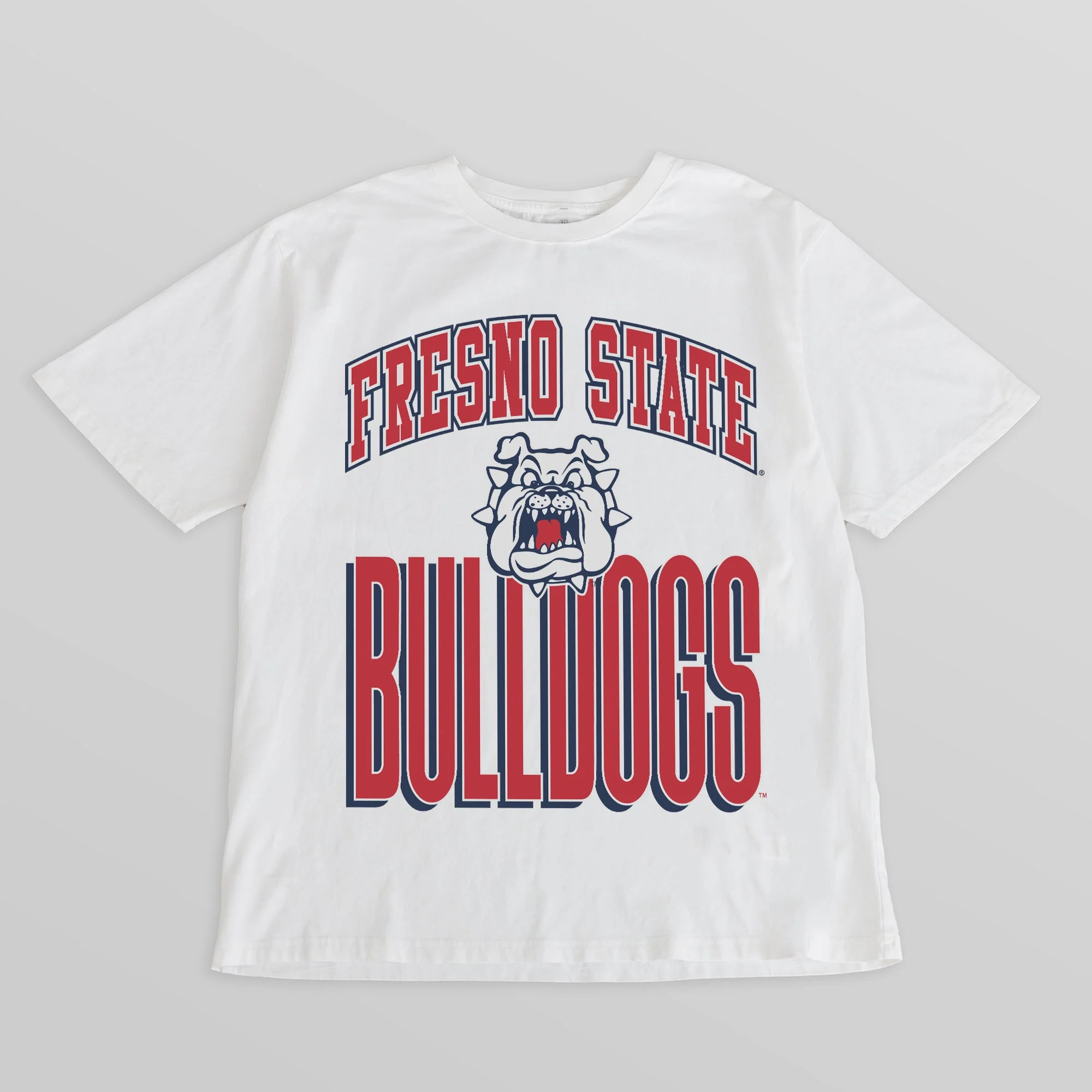 FRESNO STATE BULLDOGS FIERCE FOCUS WASHED RELAXED FIT TEE