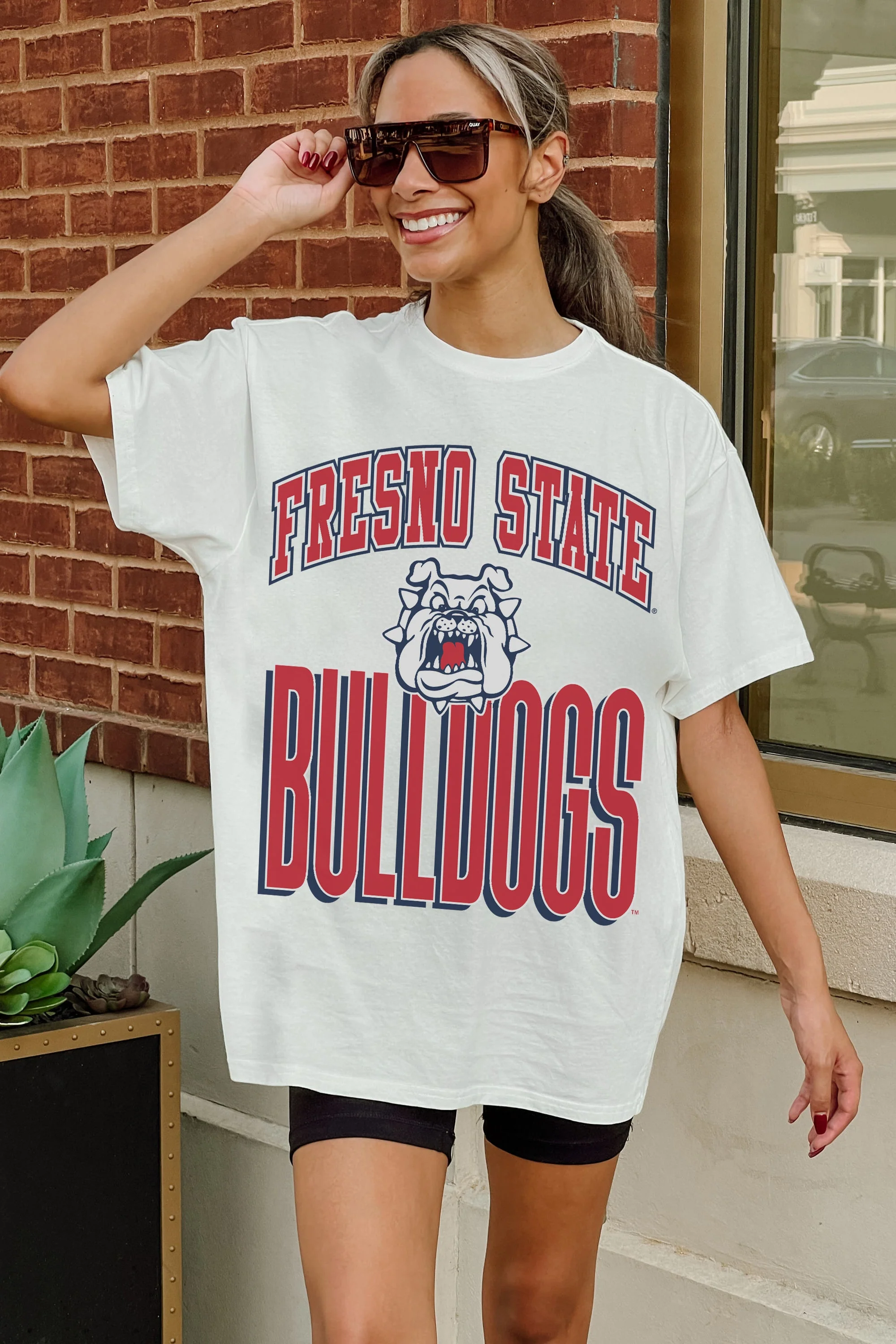 FRESNO STATE BULLDOGS FIERCE FOCUS WASHED RELAXED FIT TEE - Image 2