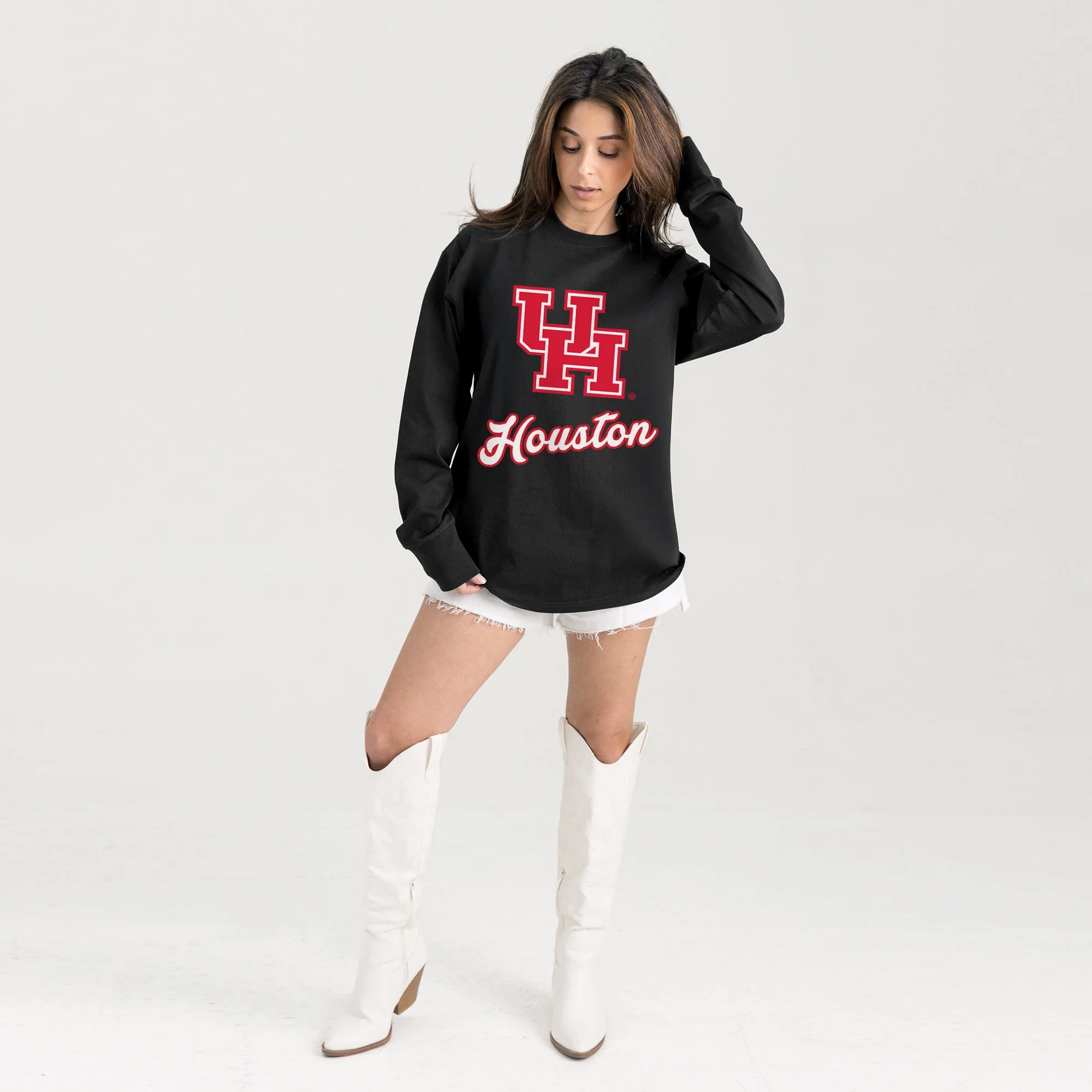 HOUSTON COUGARS HONOR ROLL ESSENTIAL RELAXED FIT LONG SLEEVE TEE - Image 6