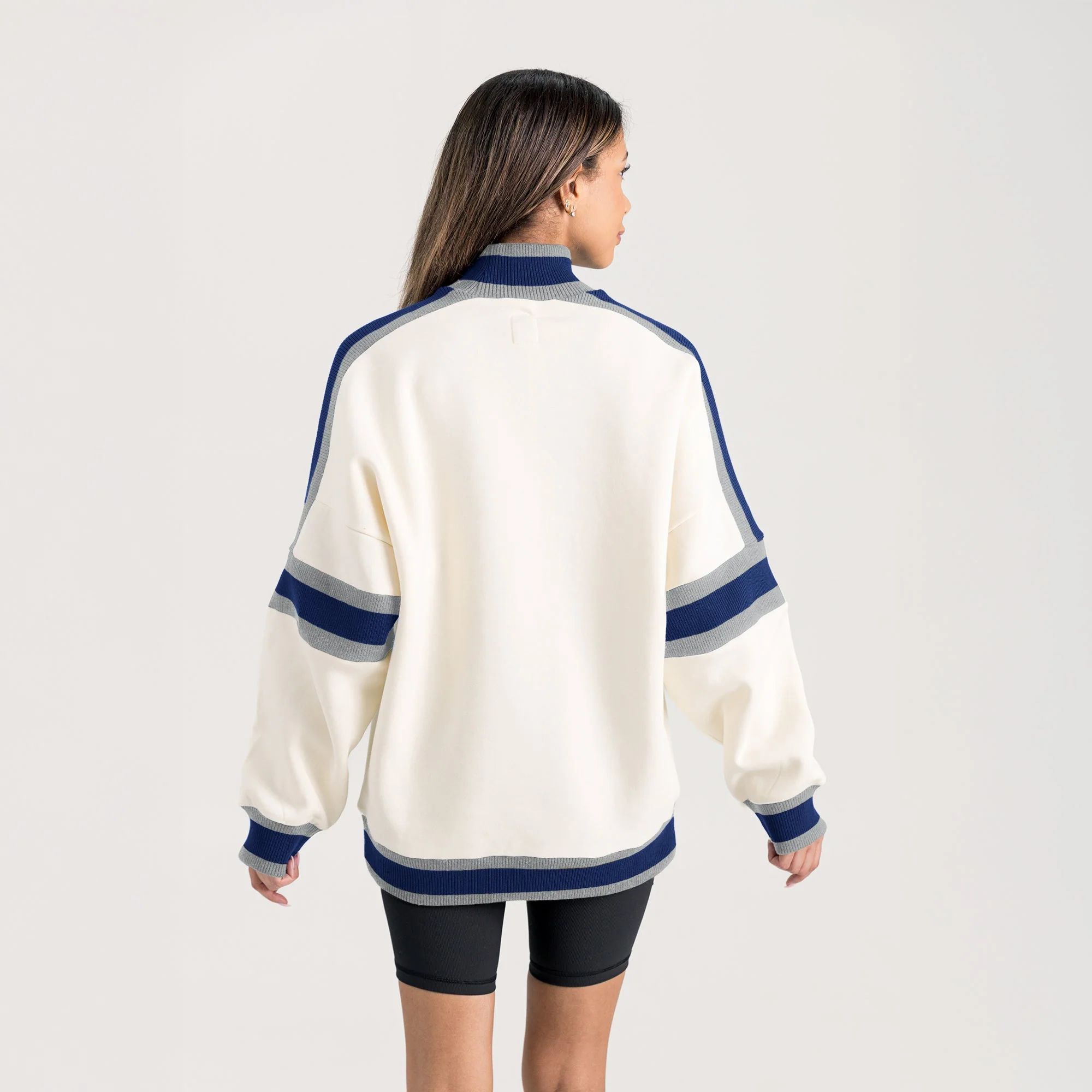 ILLINOIS FIGHTING ILLINI VIVID MOTION COLORBLOCK TURTLENECK PULLOVER - Image 6